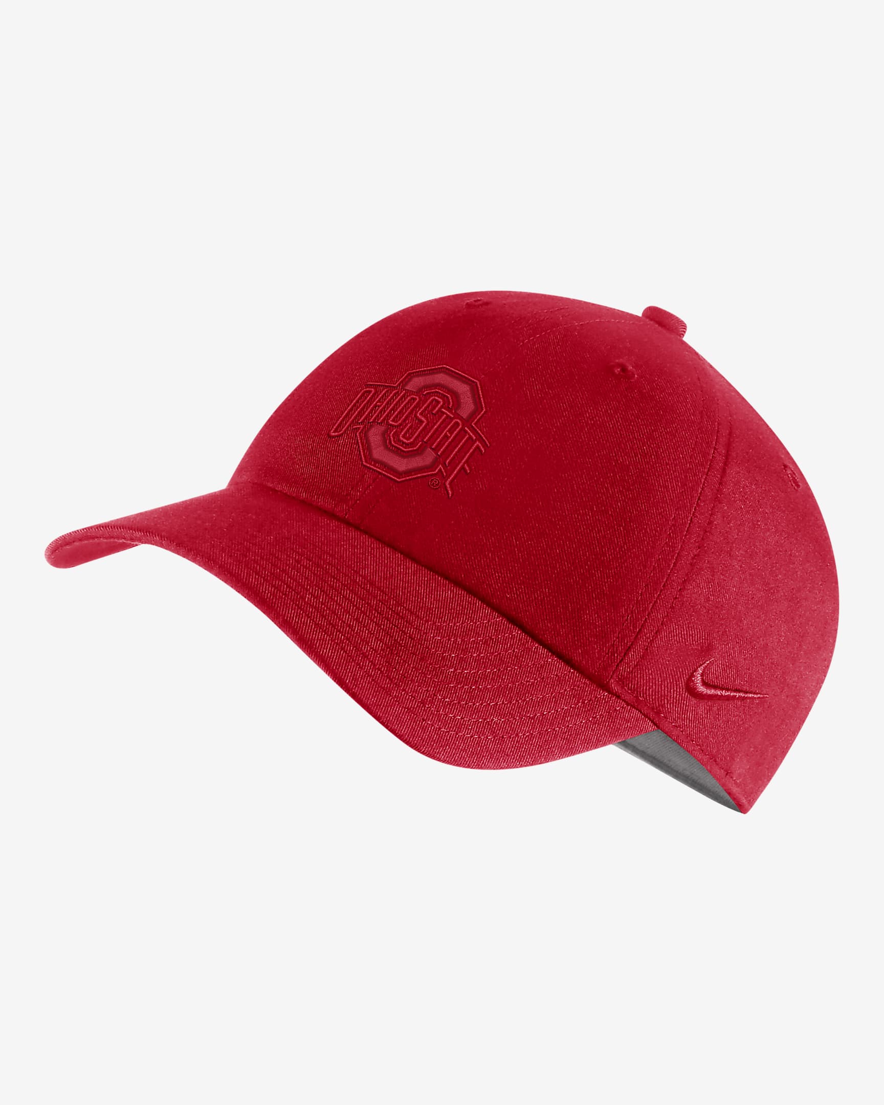 Gorra universitaria Nike con logotipos Ohio State Heritage86 - Rojo universitario