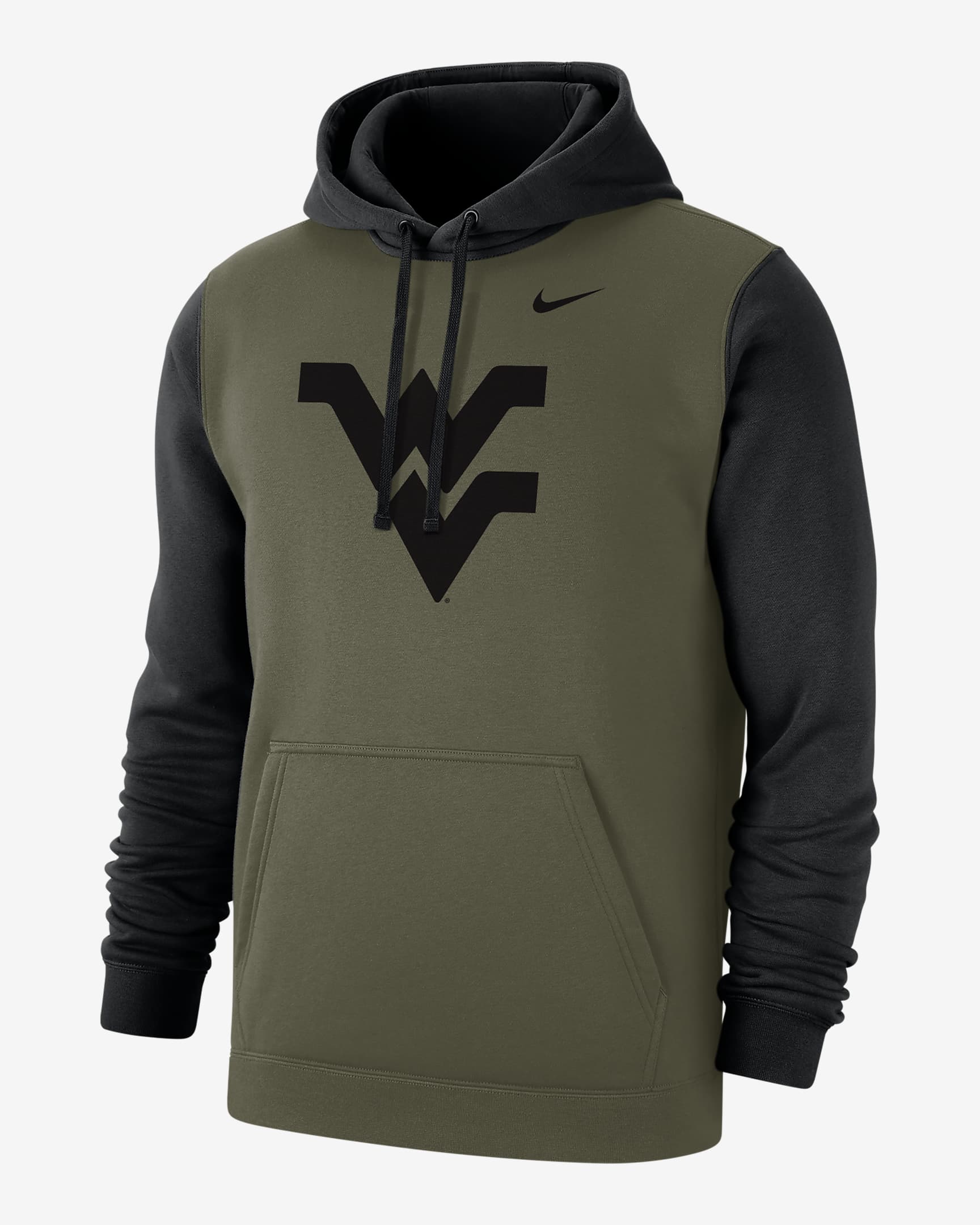 Sudadera con gorro para hombre Nike College Olive Pack de West Virginia - Oliva