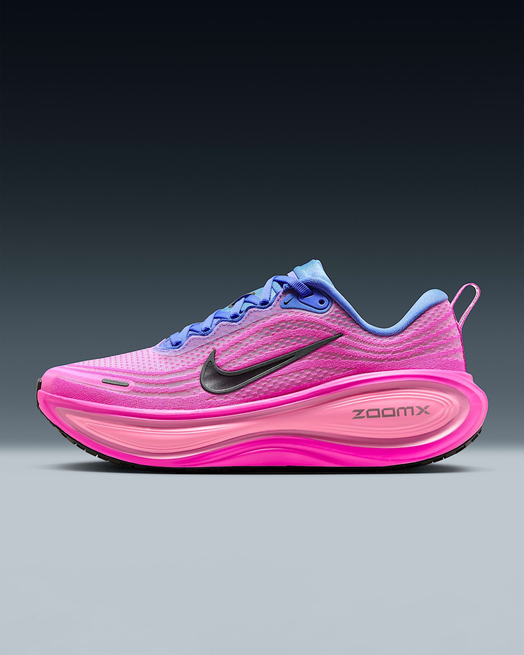 Dámské běžecké silniční boty Nike Vomero Plus - Royal Pulse/Fire Pink/Pink Spell/Metallic Dark Grey