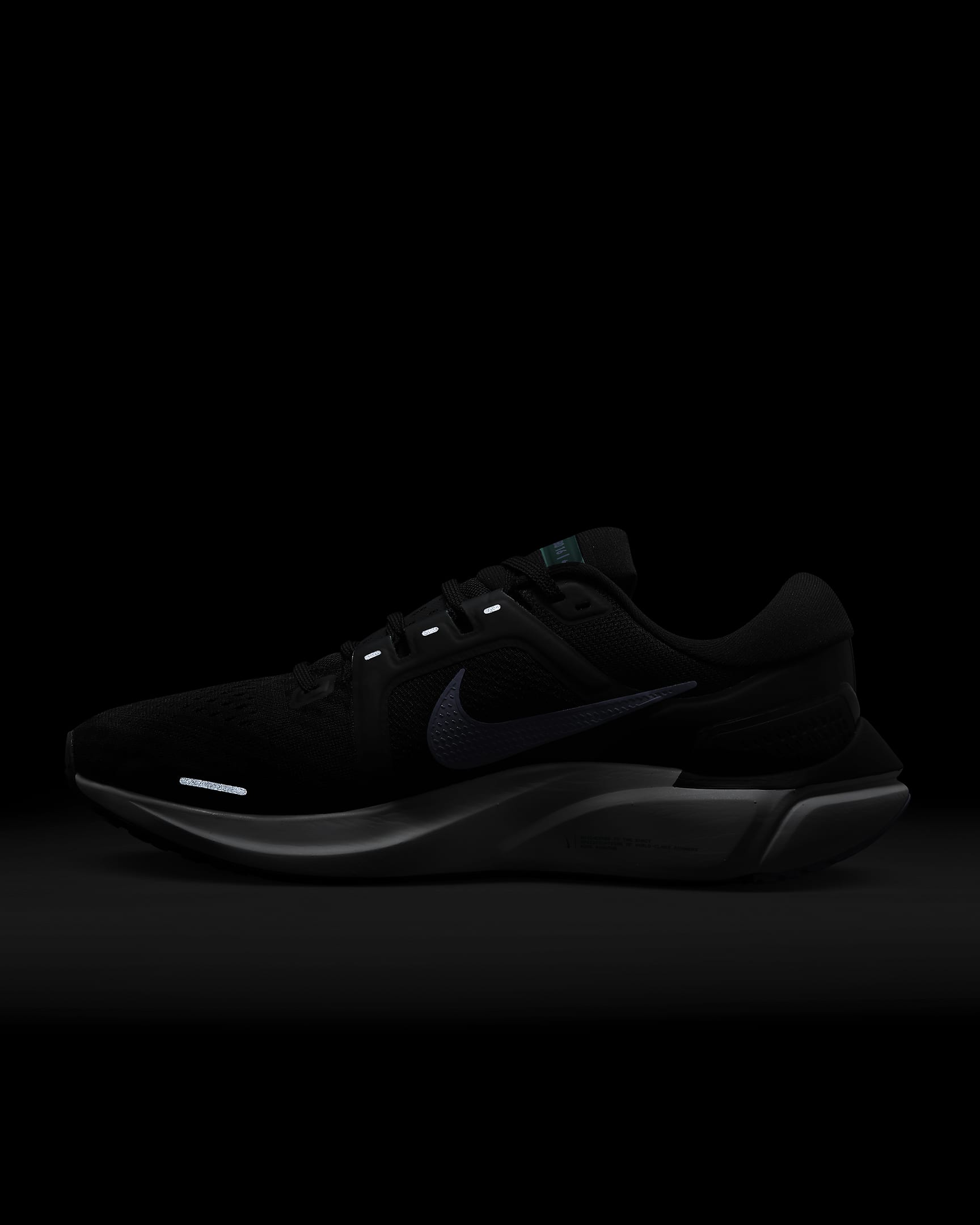 Nike Vomero 16 Women's Road Running Shoes - Black/Off Noir/Neptune Green/Light Thistle