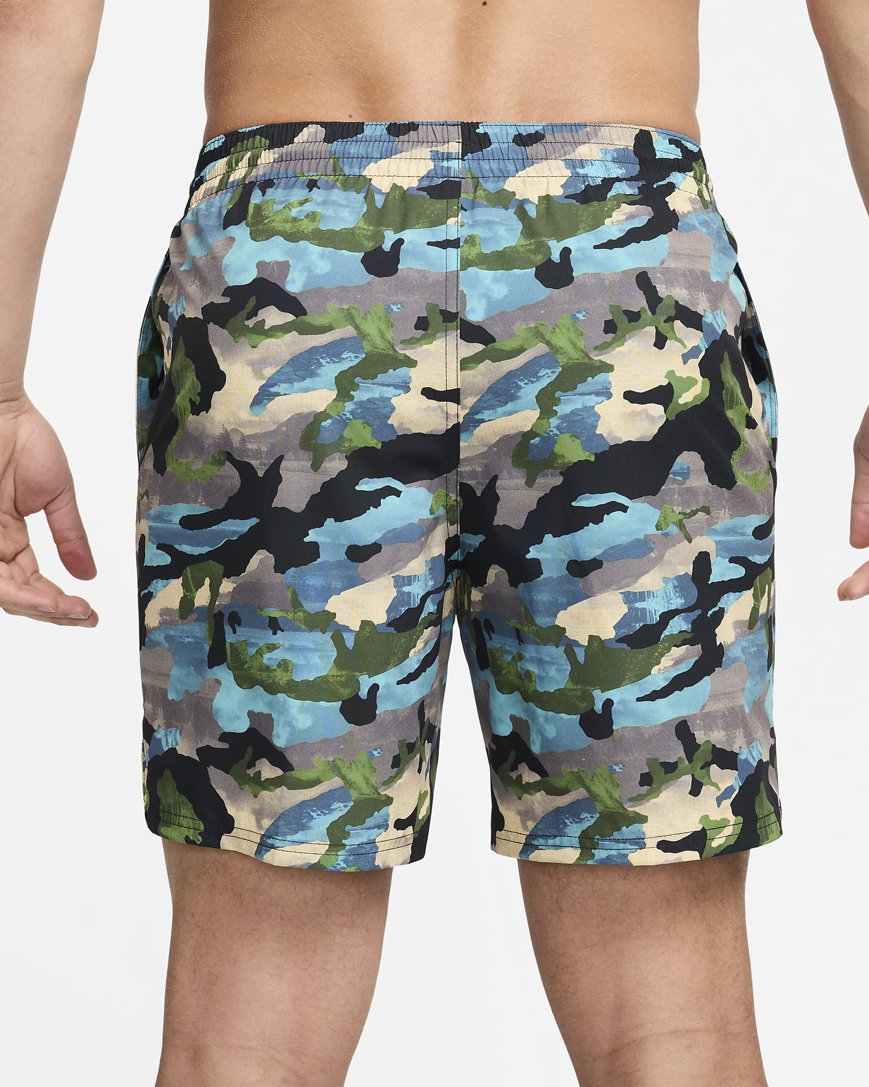 Nike Swim Classic Camo Men's 7" Volley Shorts - Black