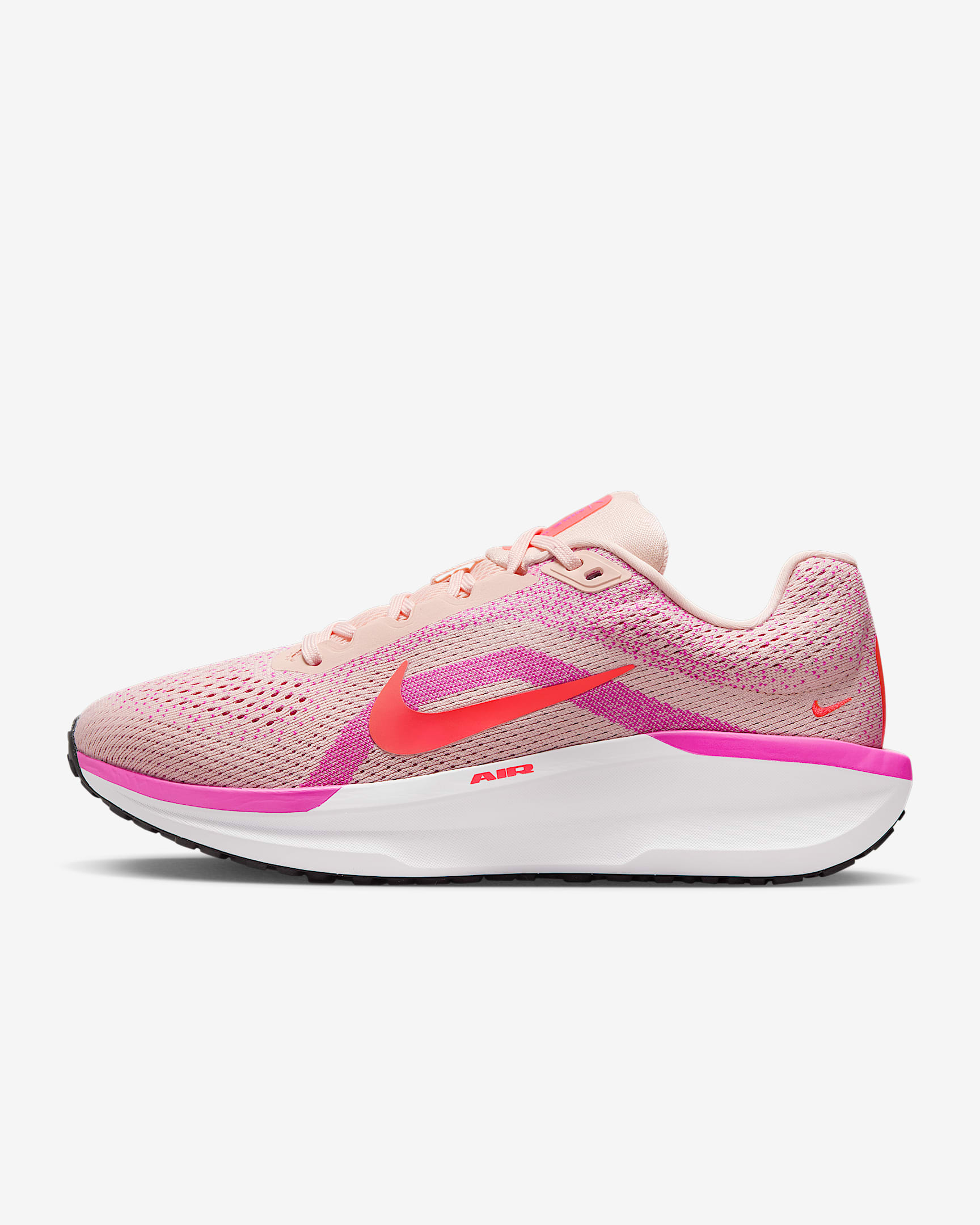 Chaussure de running sur route Nike Winflo 11 pour femme - Washed Coral/Fire Pink/Blanc/Bright Crimson