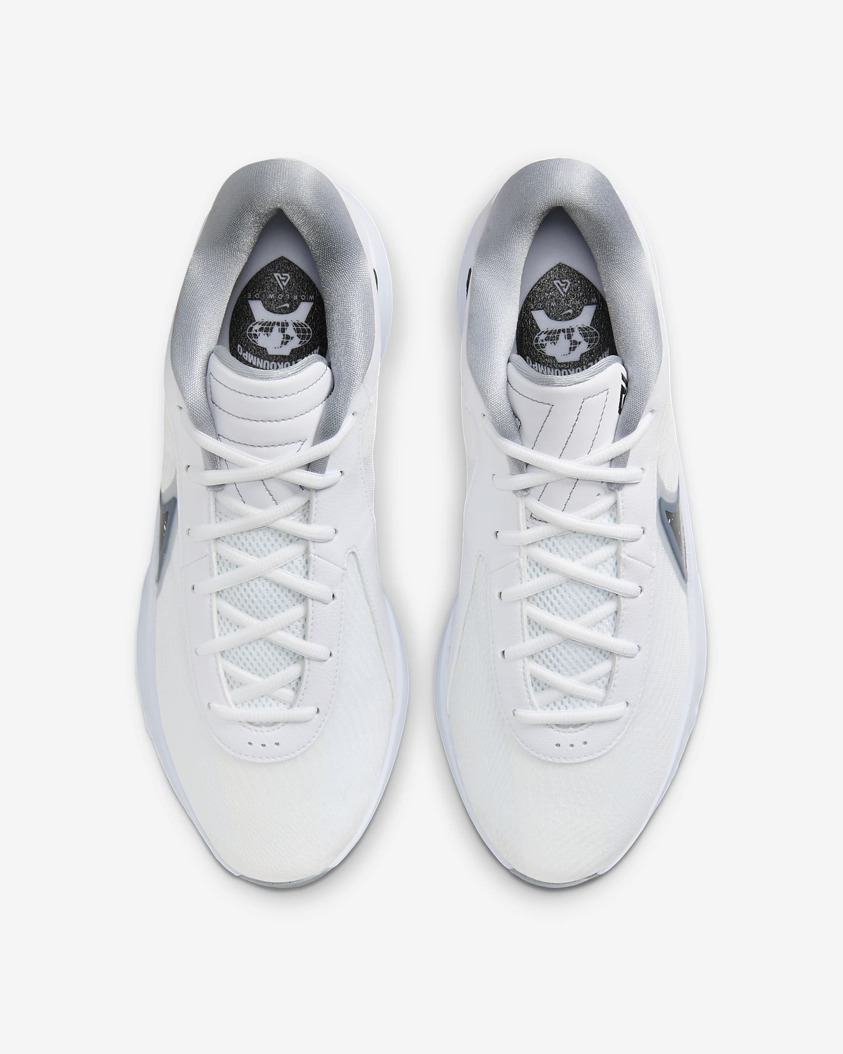 Giannis Freak 6 Basketball Shoes - White/Wolf Grey/Black