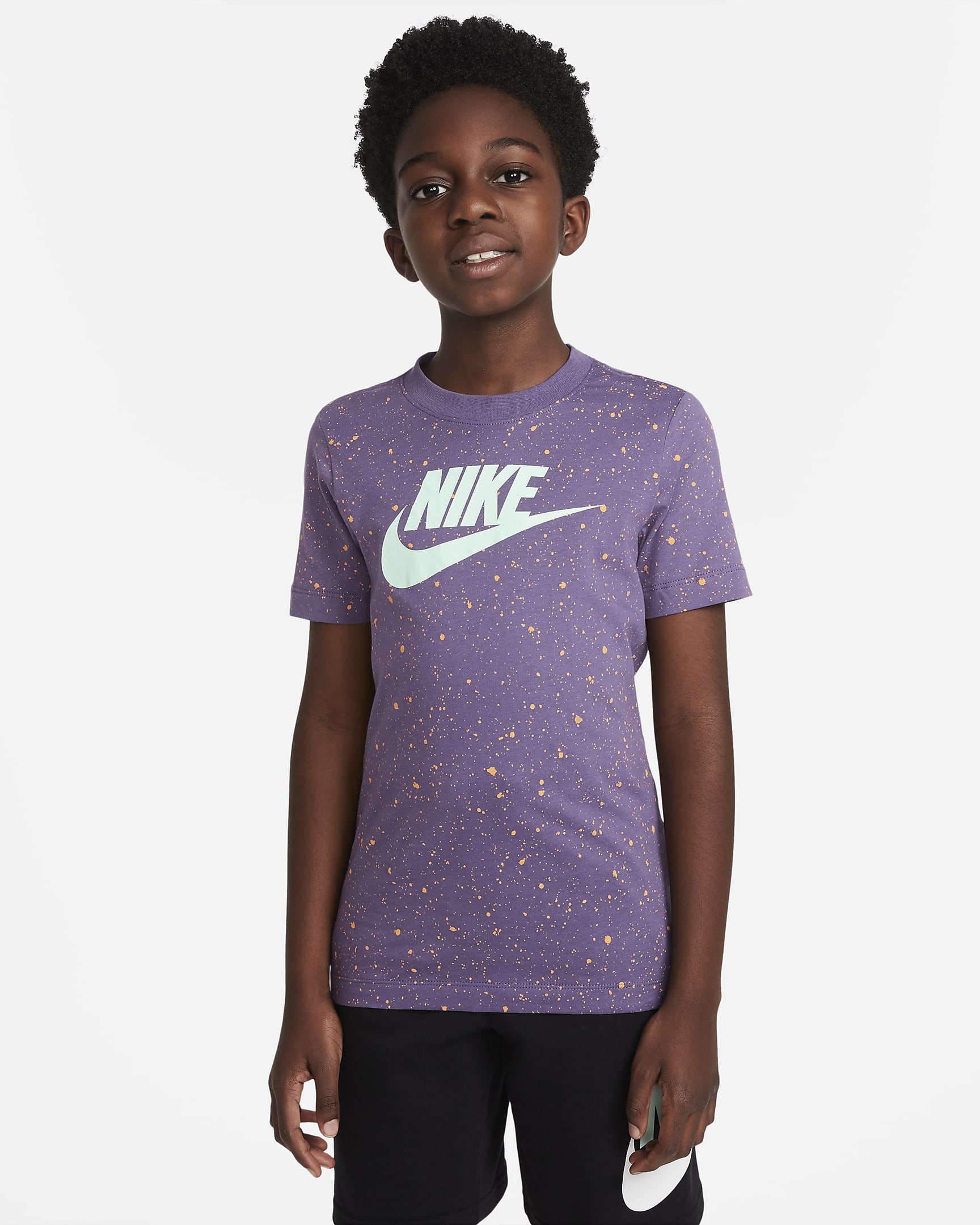 Nike Sportswear Big Kids' T-Shirt - Canyon Purple