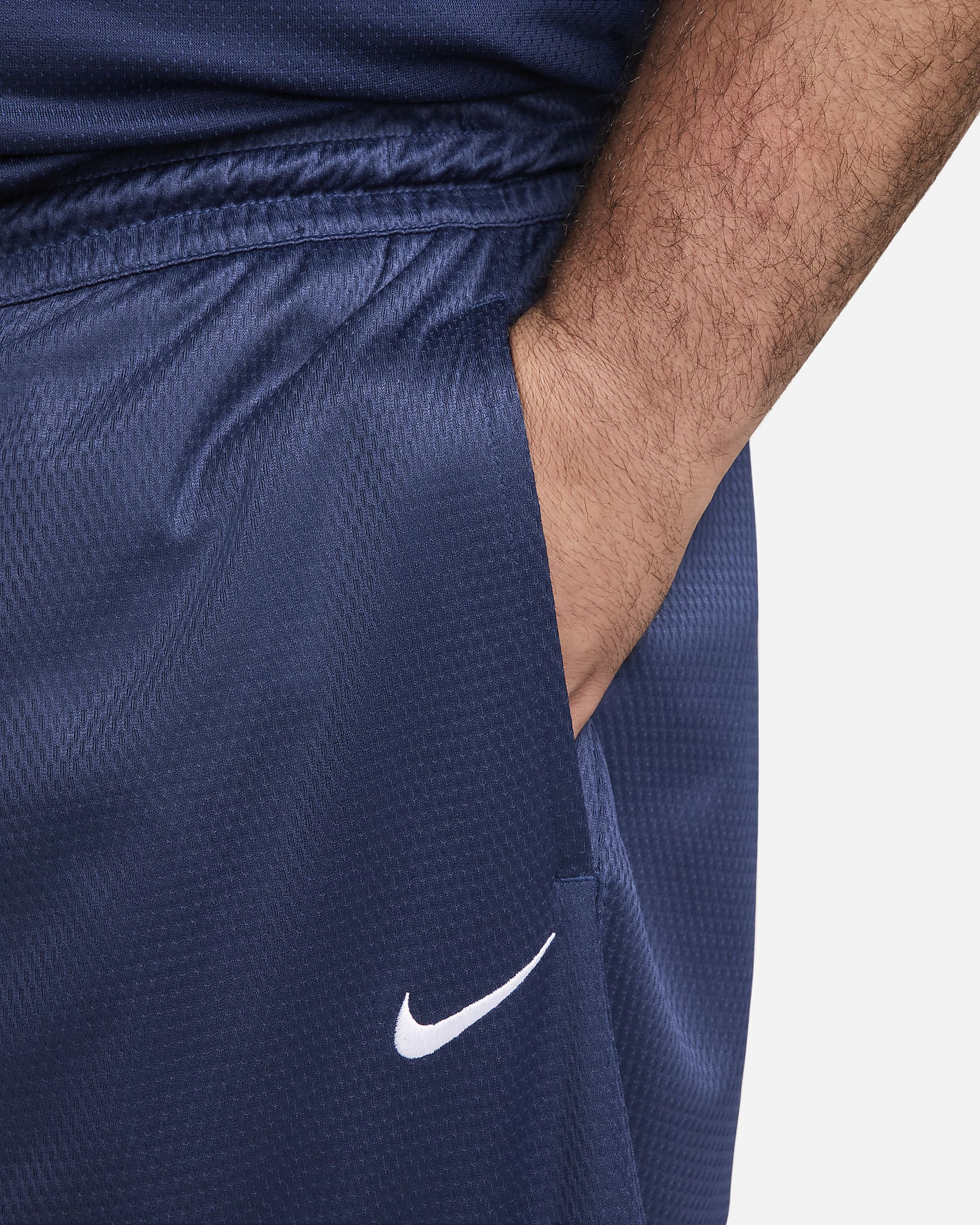 Nike Icon Pantalons curts Dri-FIT de 28 cm de bàsquet - Home - Midnight Navy/Midnight Navy/Blanc