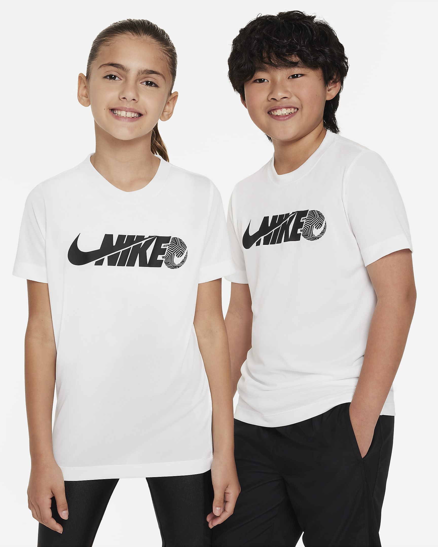 Nike Legend Older Kids' Dri-FIT T-Shirt - White