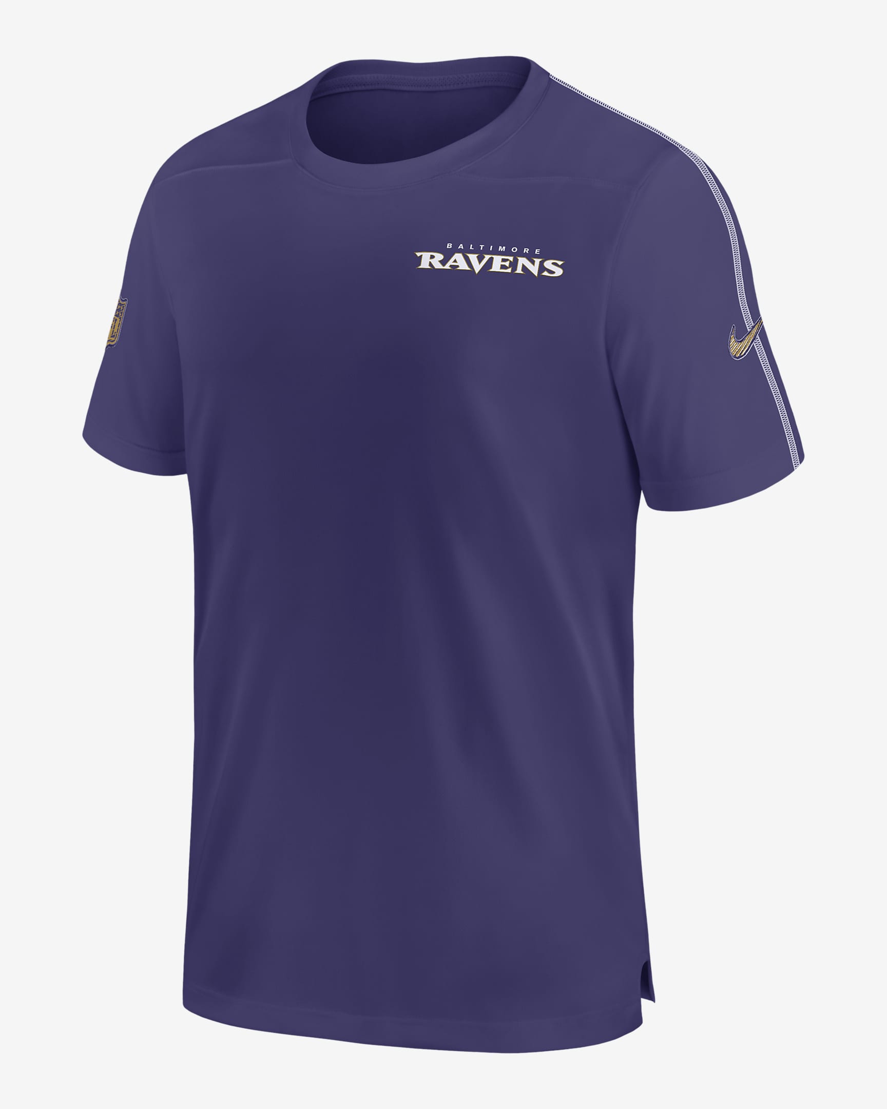 Baltimore Ravens Sideline Coach Men's Nike Dri-FIT NFL Top - Purple