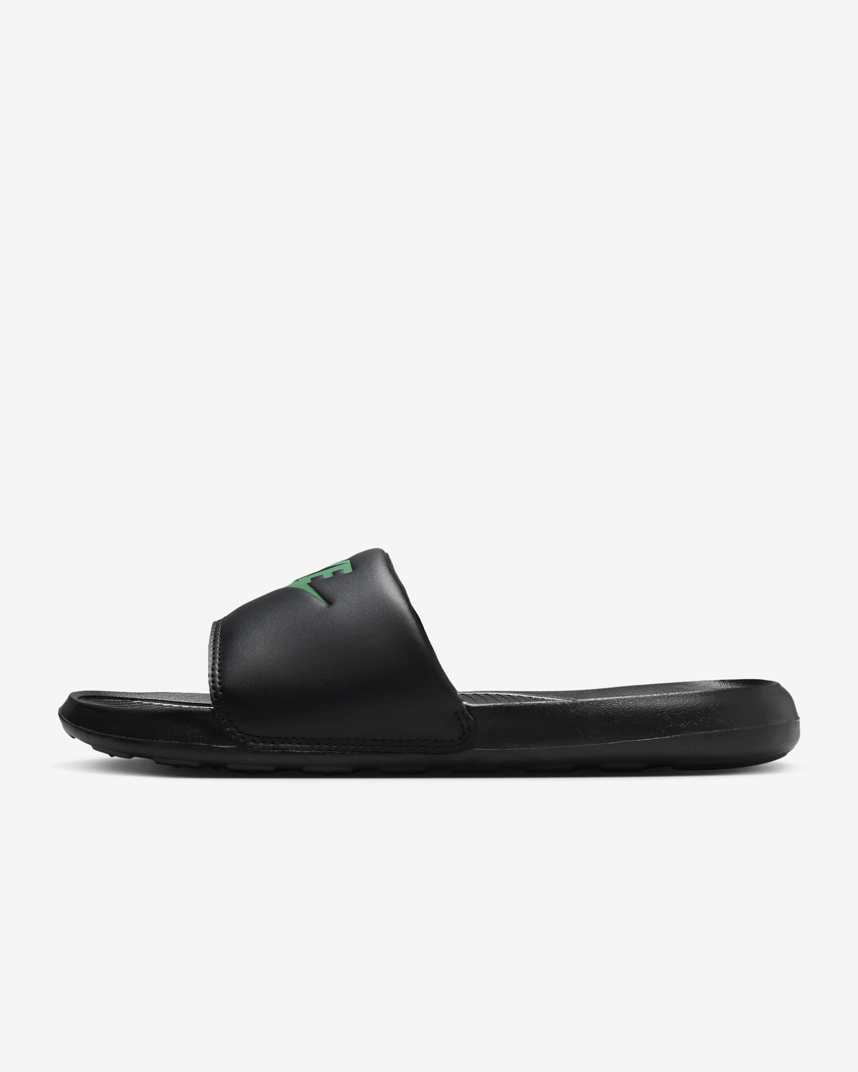 Nike Victori One Herren-Slides - Schwarz/Schwarz/Malachite