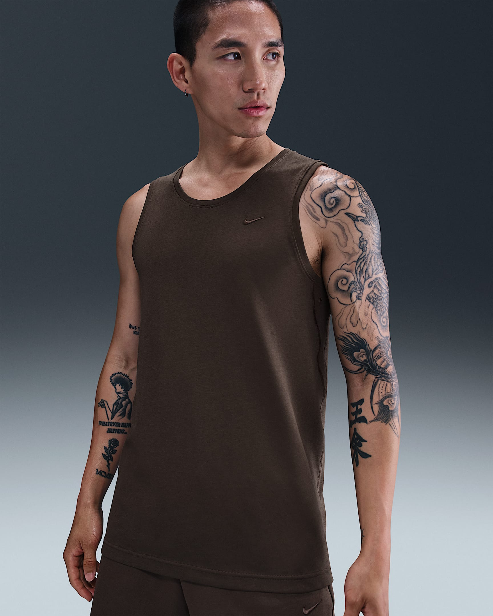 ナイキ プライマリー メンズ Dri-FIT バーサタイル タンクトップ - バロックブラウン/バロックブラウン