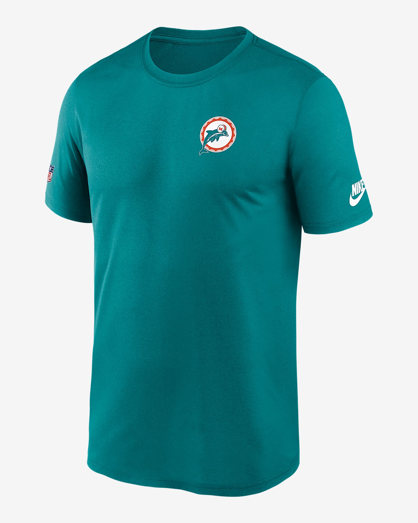 Playera Nike Dri-FIT de la NFL para hombre Miami Dolphins Alt Legend Small Logo - Agua
