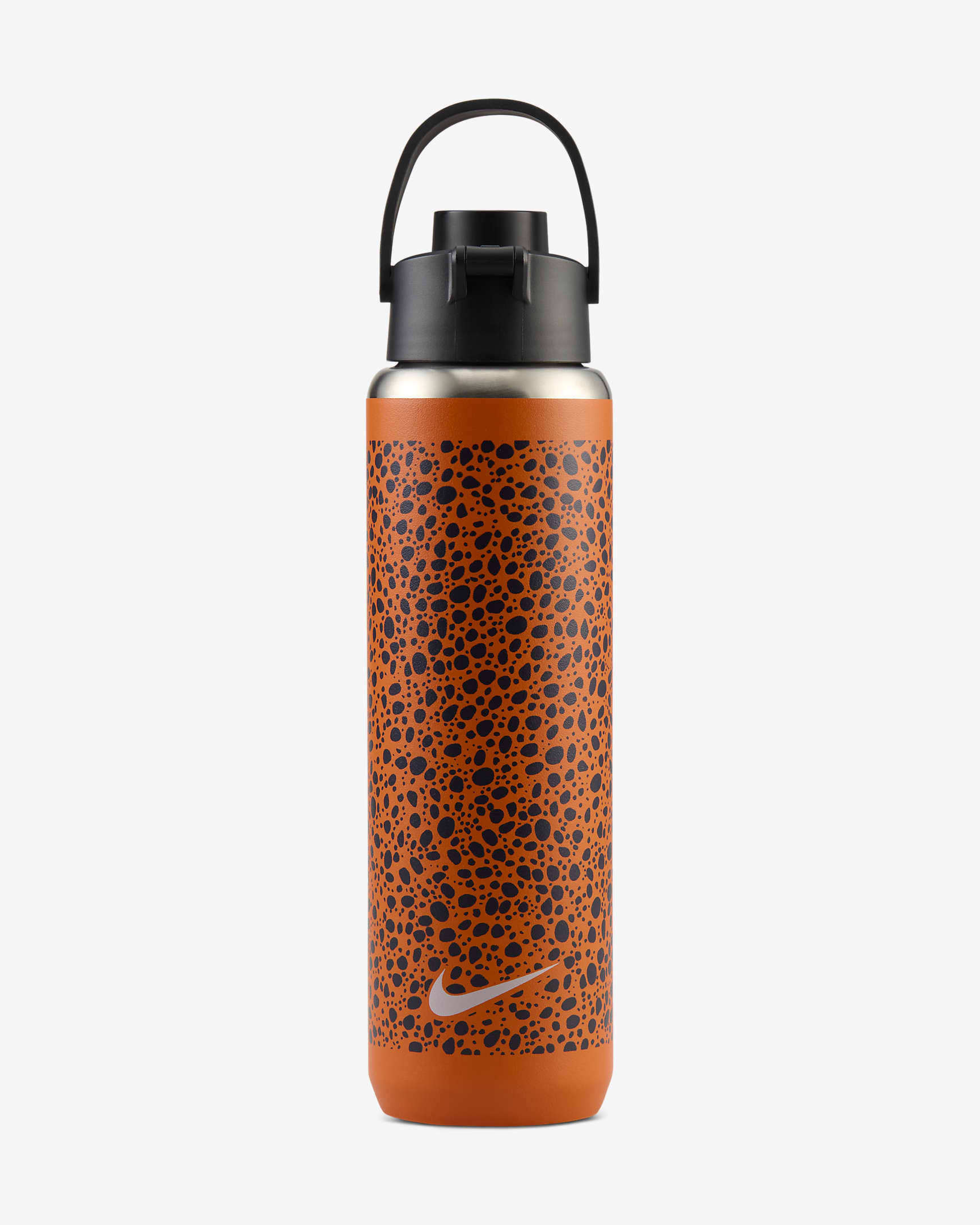 Nike Recharge Stainless Steel Chug Bottle (24 oz) - Total Orange/Dark Obsidian