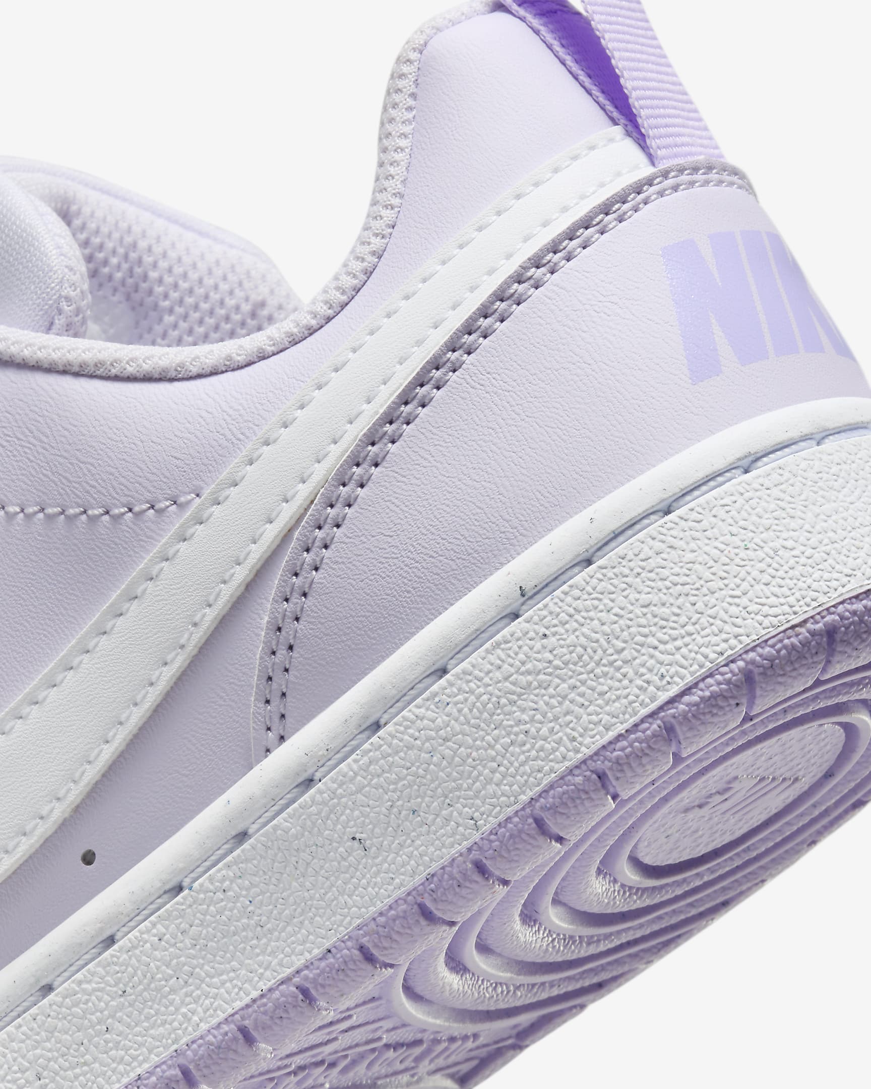 Nike Court Borough Low Recraft Big Kids' Shoes - Barely Grape/Lilac Bloom/White