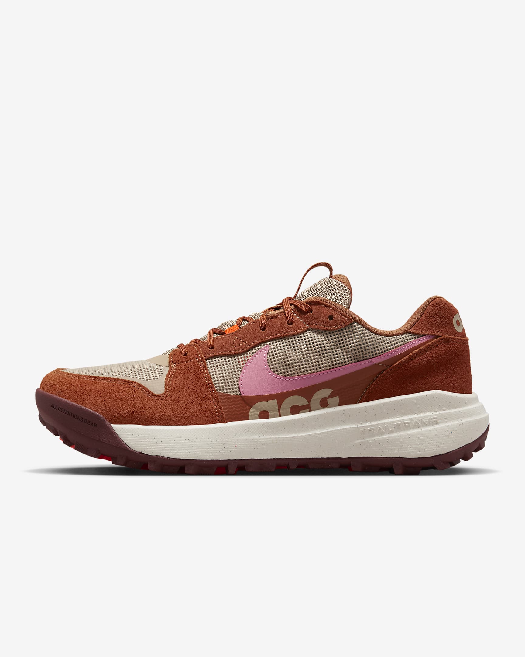 Nike ACG Lowcate Shoes - Hemp/Dark Russet/Total Orange/Coral Chalk