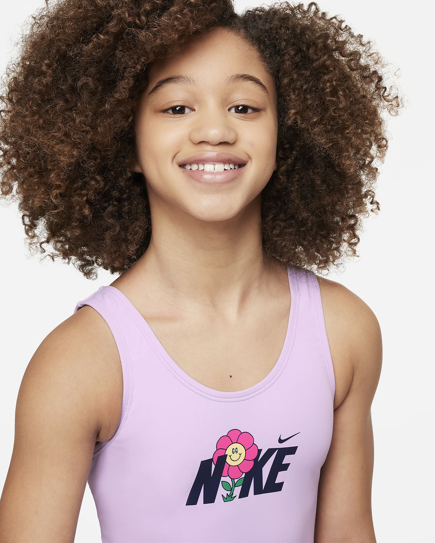 Nike Swim Big Kids' (Girls') U-Back One-Piece Swimsuit. Nike.com