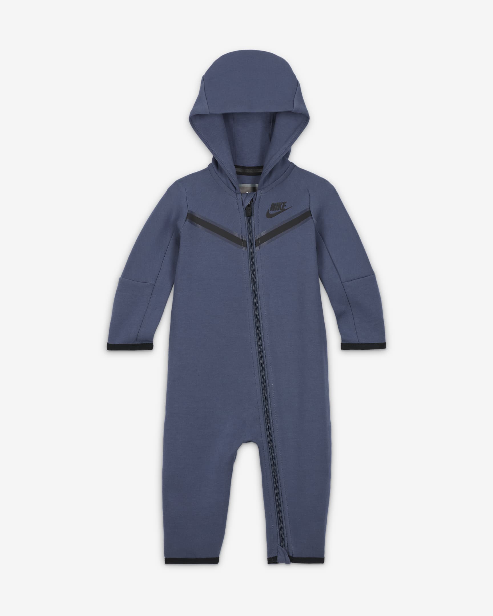 Mono para bebé de cierre completo Nike Sportswear Tech Fleece (0-9M ...