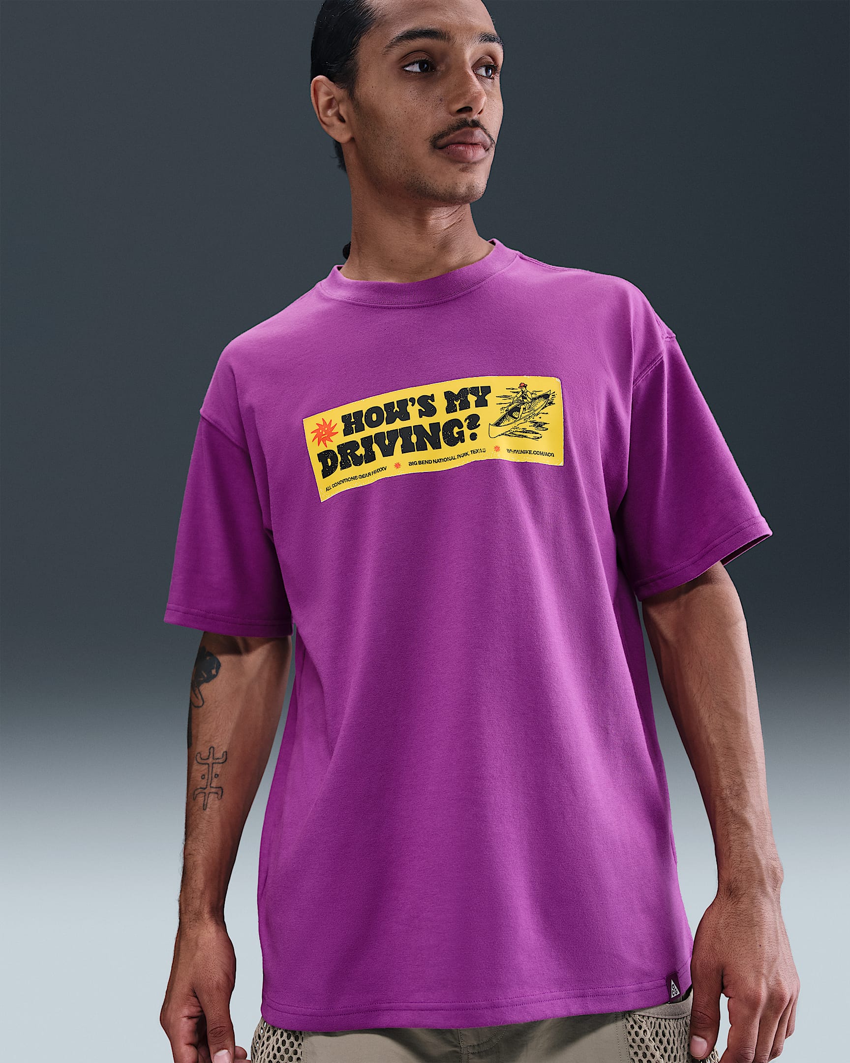 T-shirt Nike ACG pour Homme - Bold Berry