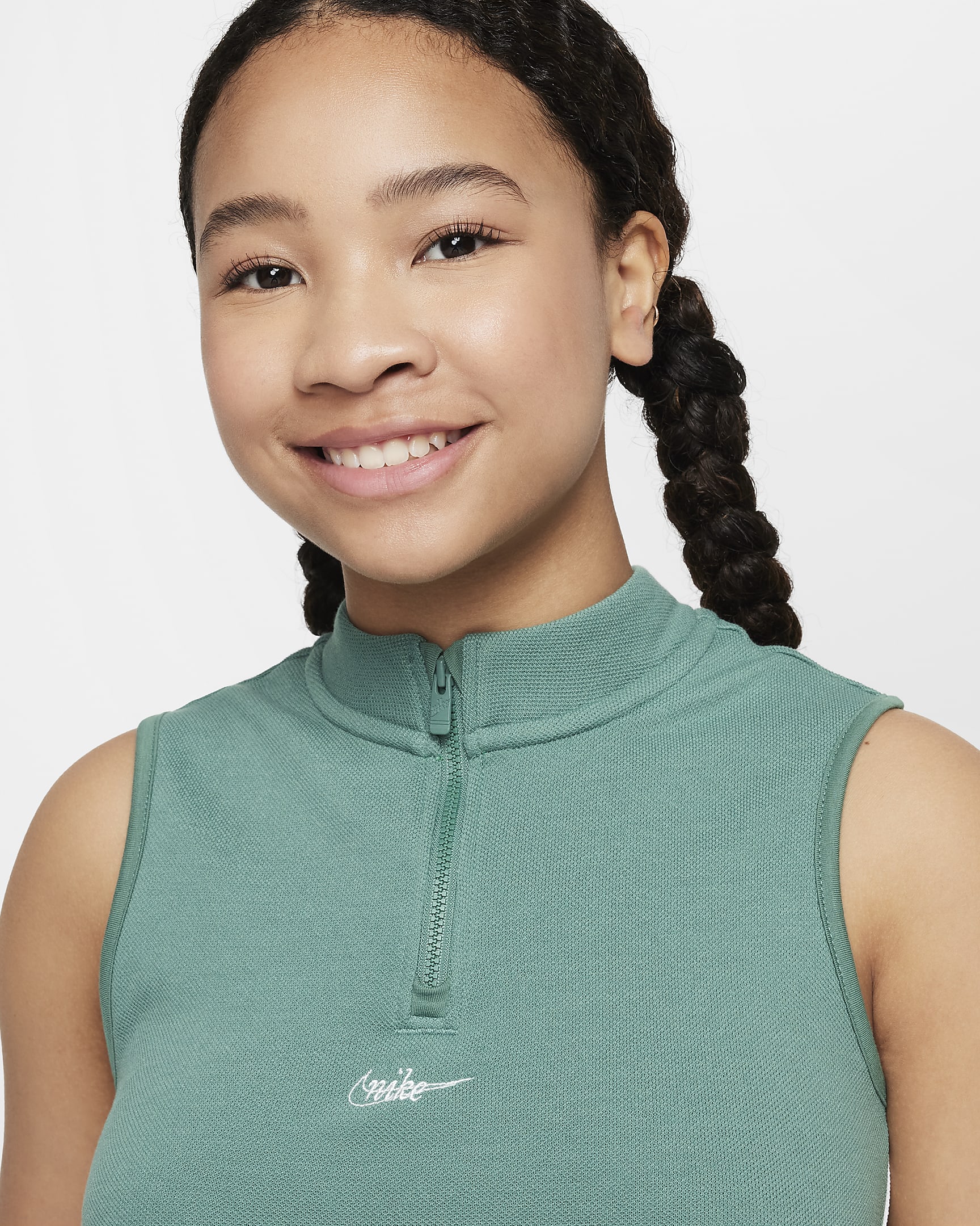 Nike Sportswear Girls' Dress - Bicoastal/White