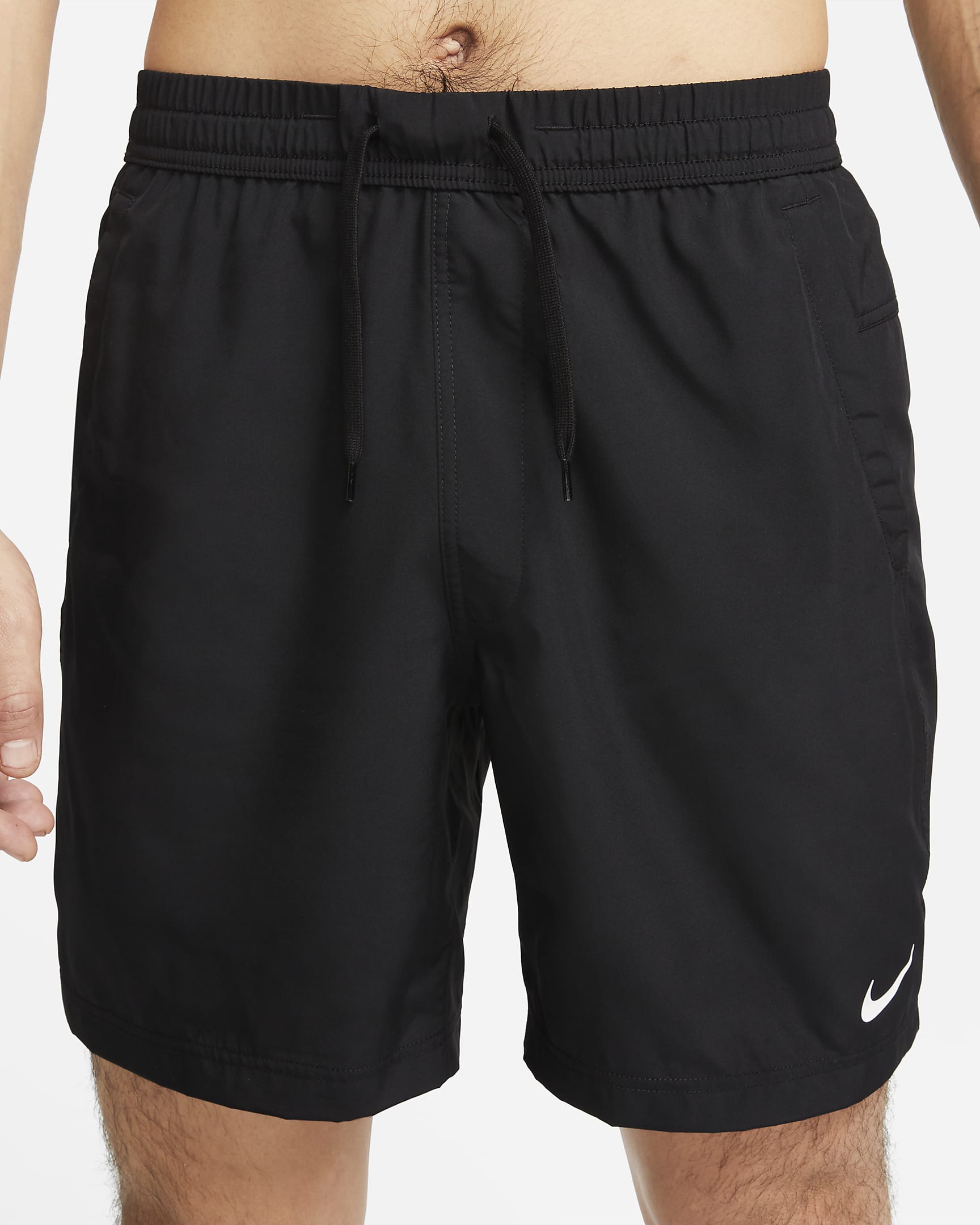 Nike Dri-FIT Form Men's 7" Unlined Versatile Shorts - Black/White