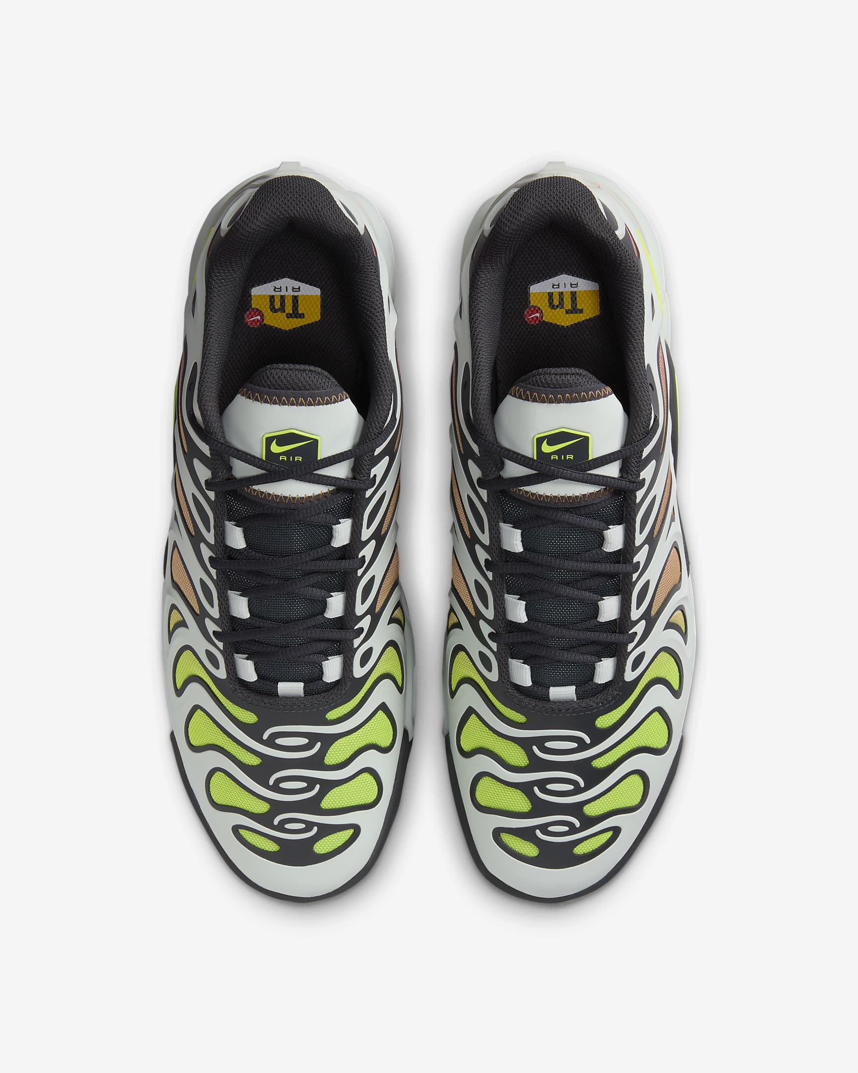 Nike Air Max Plus Drift Herrenschuhe - Light Silver/Dark Smoke Grey/Amber Brown/Volt