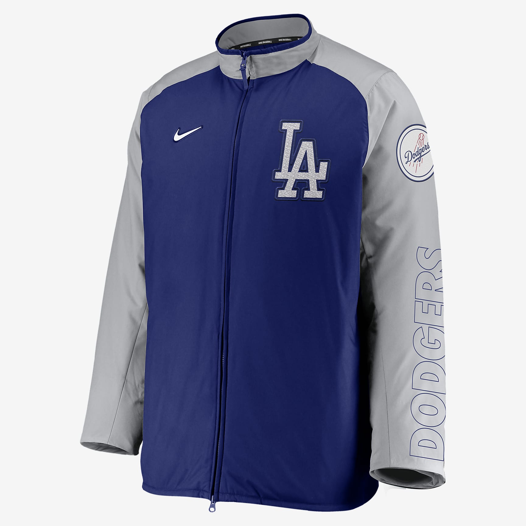 Nike Dugout (MLB Los Angeles Dodgers) Men's FullZip Jacket.