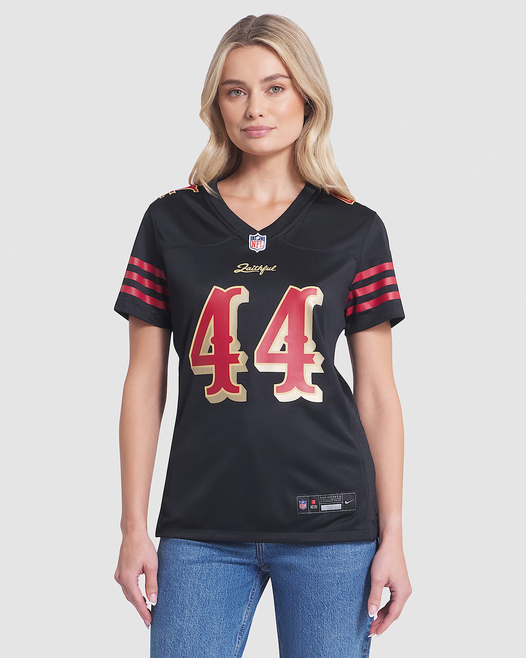 Jersey Nike de la NFL Game para mujer Kyle Juszczyk San Francisco 49ers Rivalries Collection - Negro