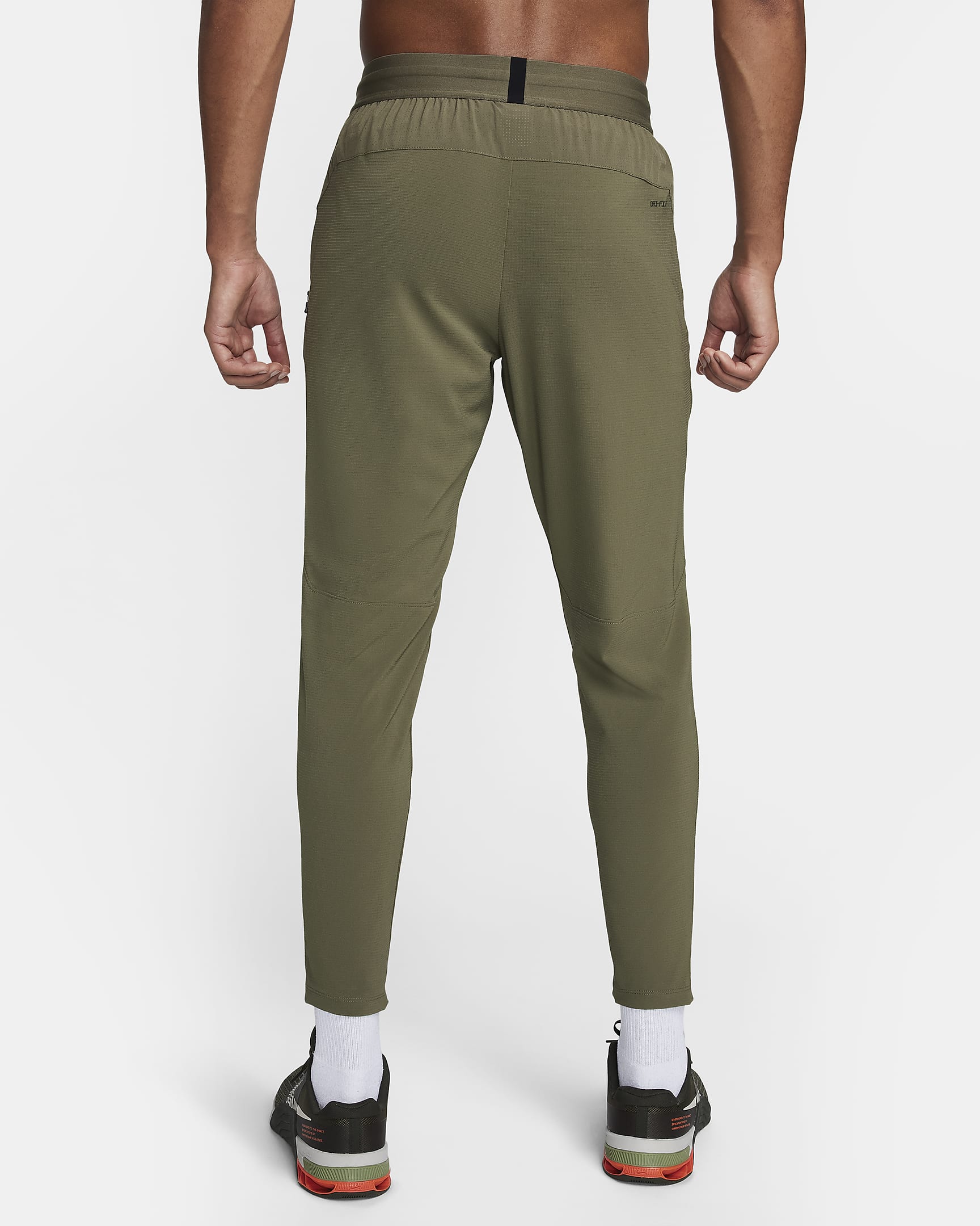 Pánské fitness kalhoty Nike Flex Rep Dri-FIT - Medium Olive/Černá/Černá