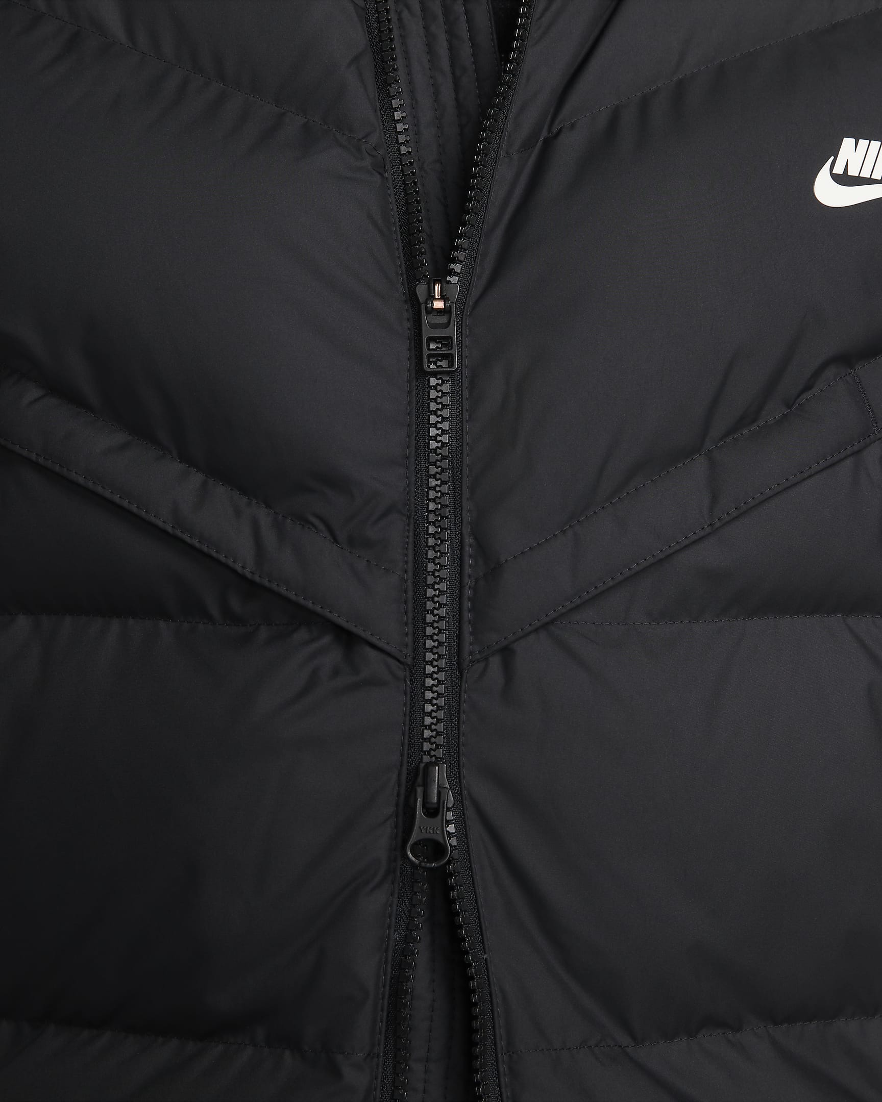 Pánská PRIMALOFT® zateplená vesta Nike Storm-FIT Windrunner - Černá/Černá/Sail