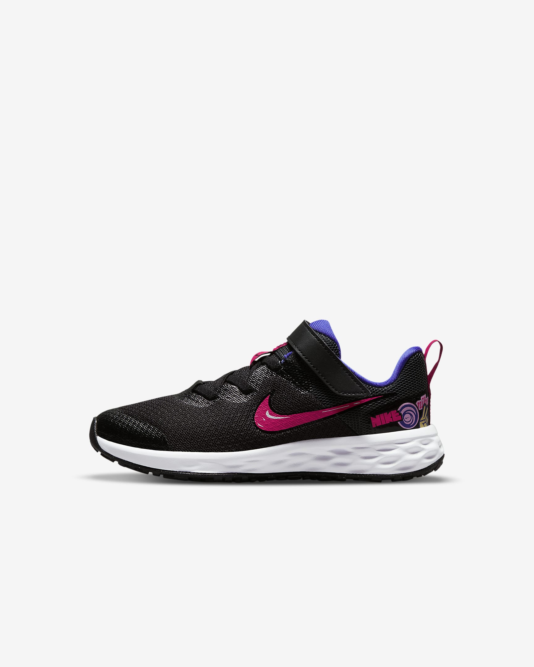 Calzado para niños de preescolar Nike Revolution 6 SE - Negro/Lapislázuli/Baya intenso