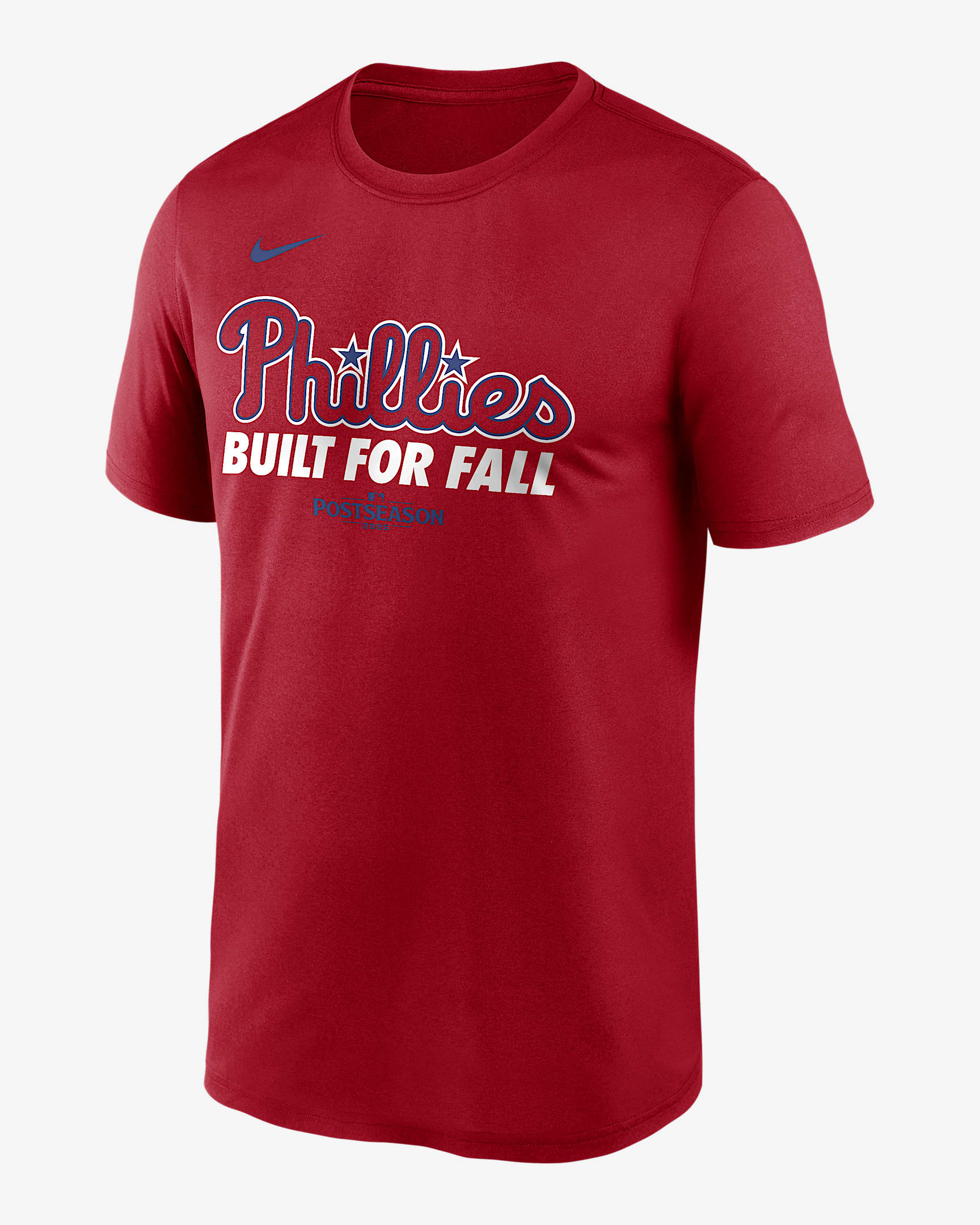 Philadelphia Phillies 2025 Postseason Authentic Collection Legend Men's Nike Dri-FIT MLB T-Shirt - Red
