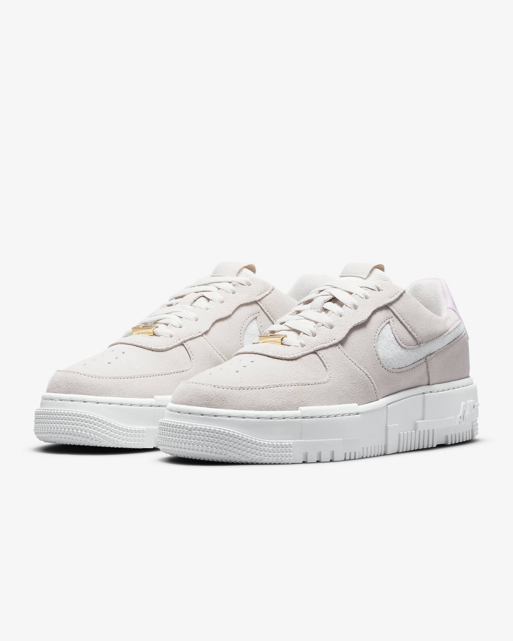 Chaussure Nike Air Force 1 Pixel pour Femme - Summit White/Light Bone/Regal Pink/Photon Dust