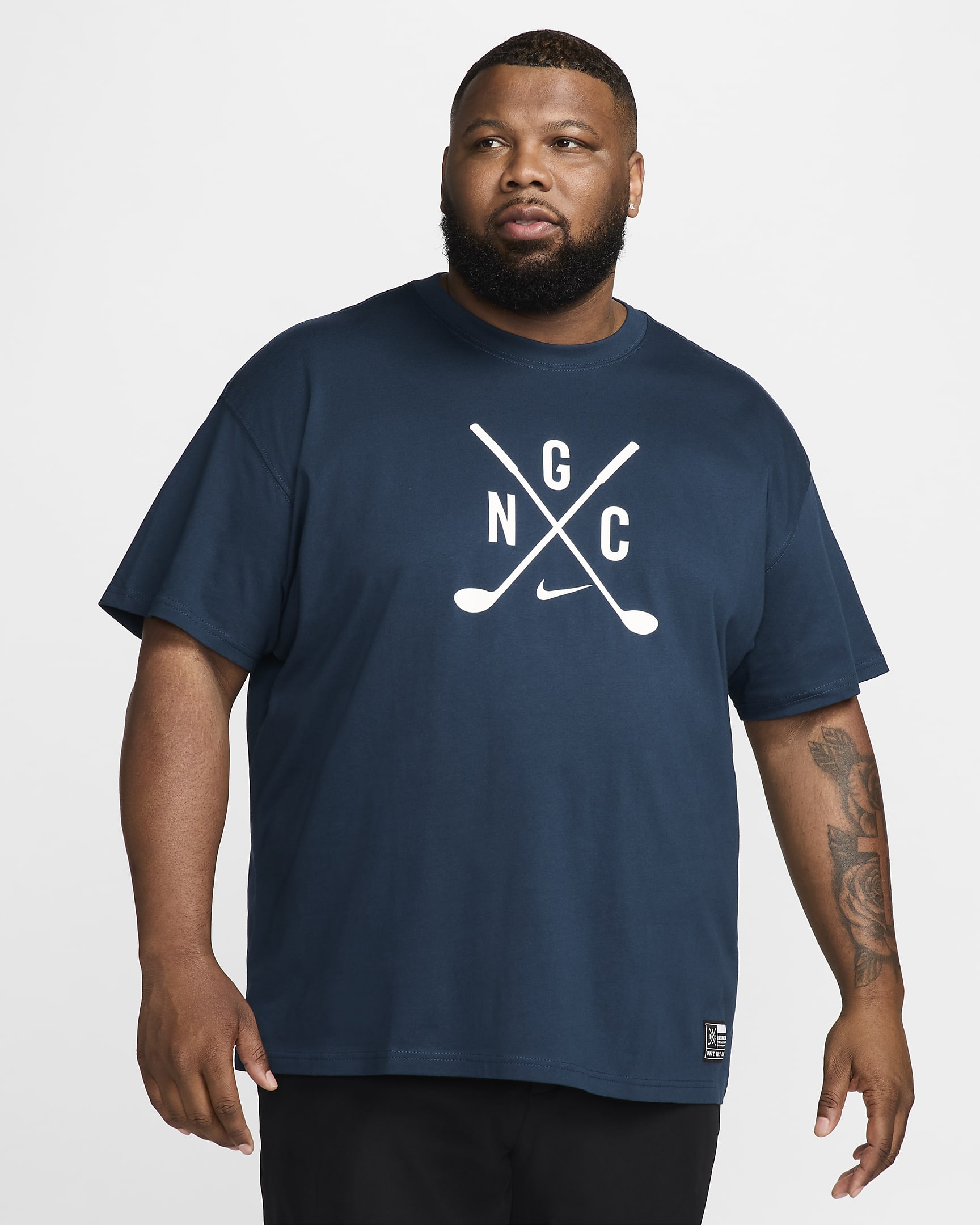 Ανδρικό T-Shirt γκολφ Nike Max90 - Armory Navy