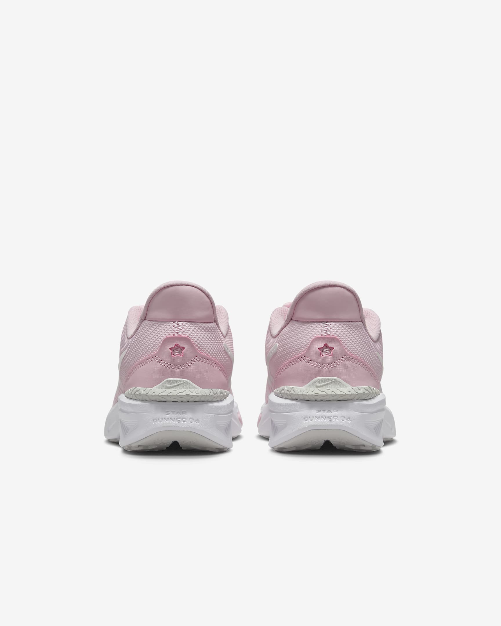 Nike Star Runner 4 大童路跑鞋 - Pink Foam/白色/Summit White