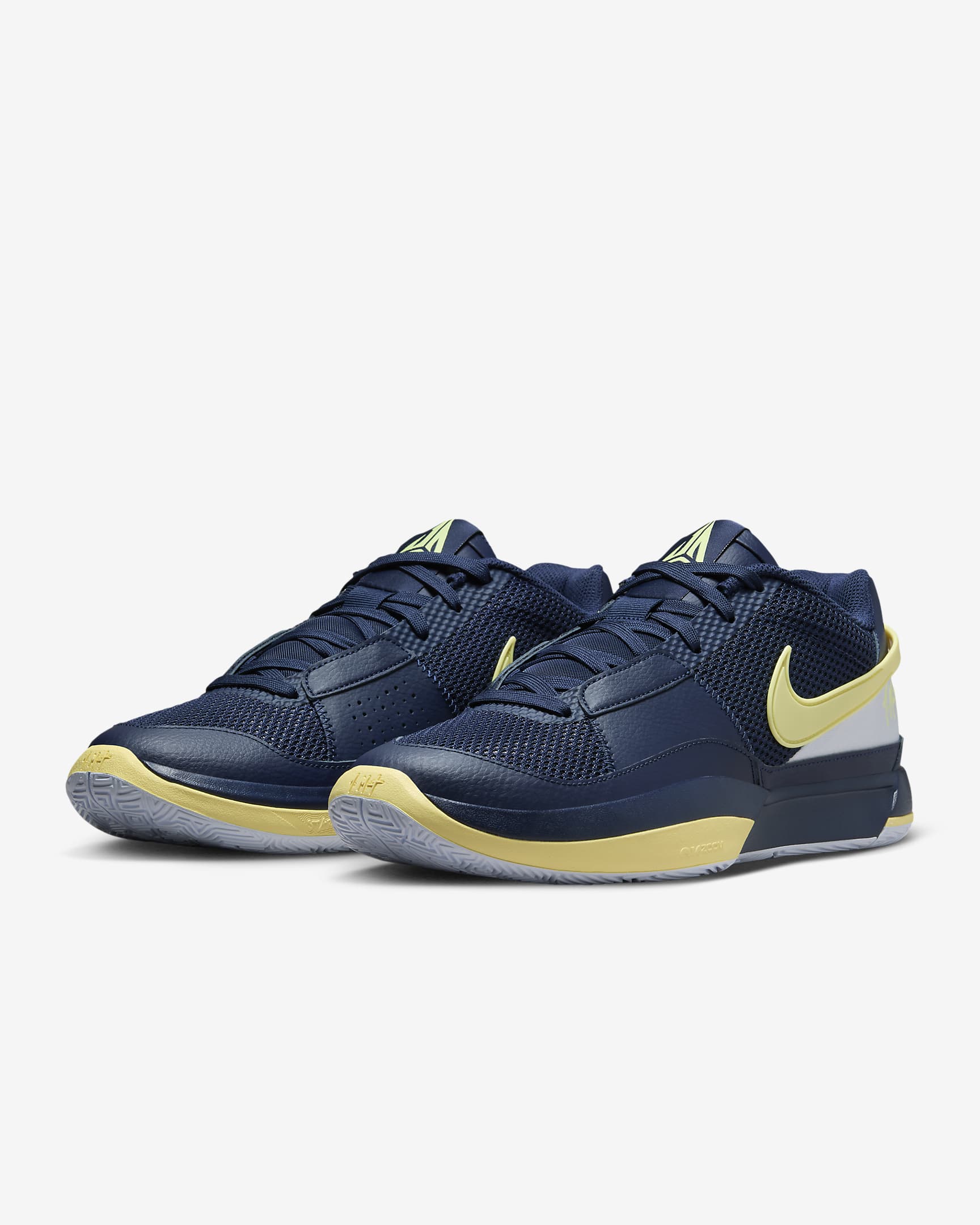 JA 1 Basketball Shoes - Midnight Navy/Football Grey/Light Laser Orange