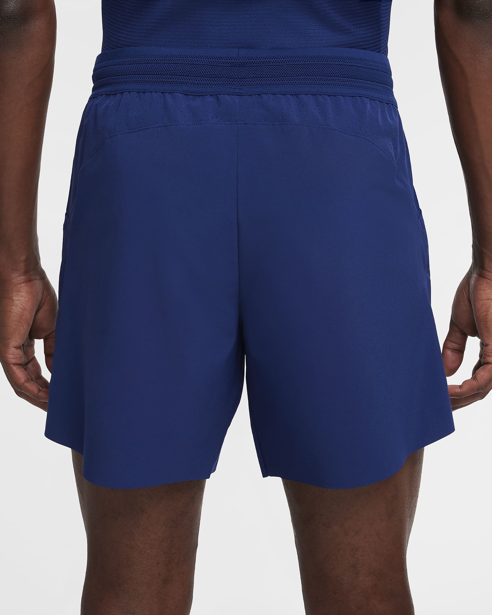 Rafa Nike Dri-FIT ADV Tennisshorts für Herren (ca. 18 cm) - Blue Void/Laser Blue