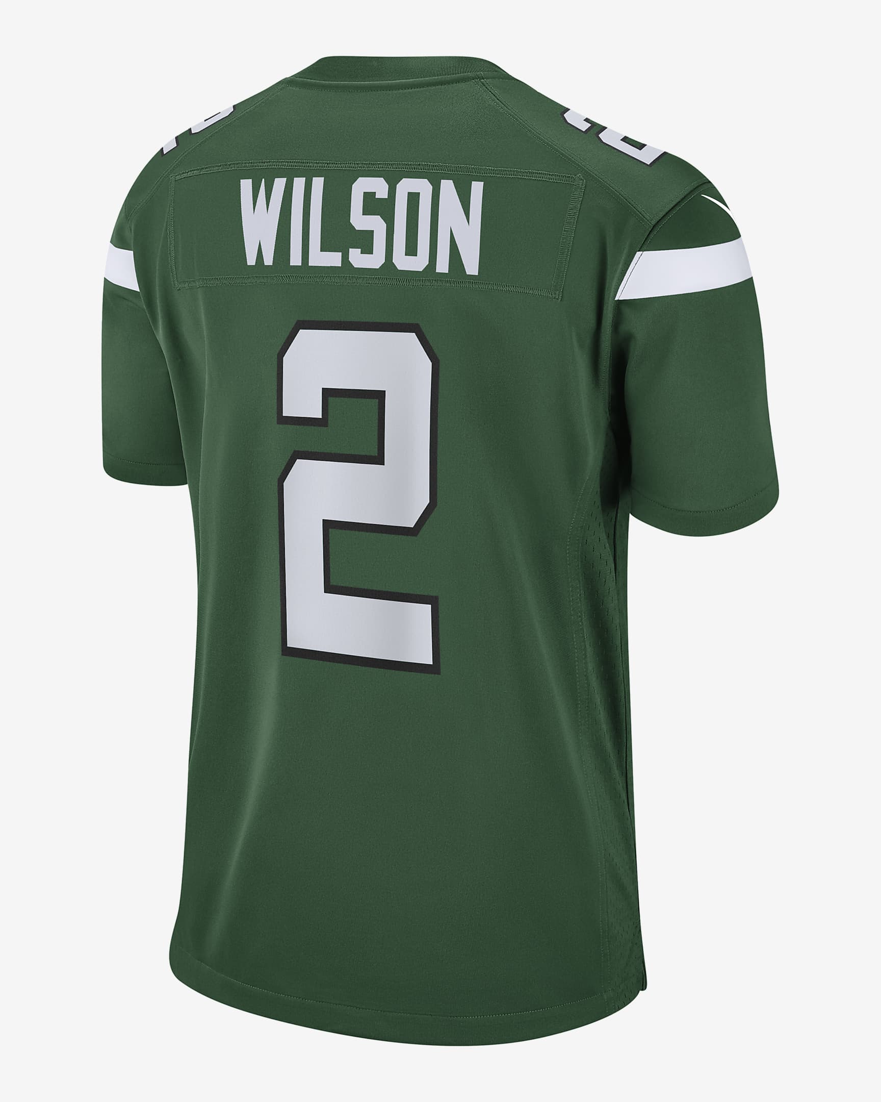 NFL New York Jets (Zach Wilson) Men's Game American Football Jersey - Sport Green