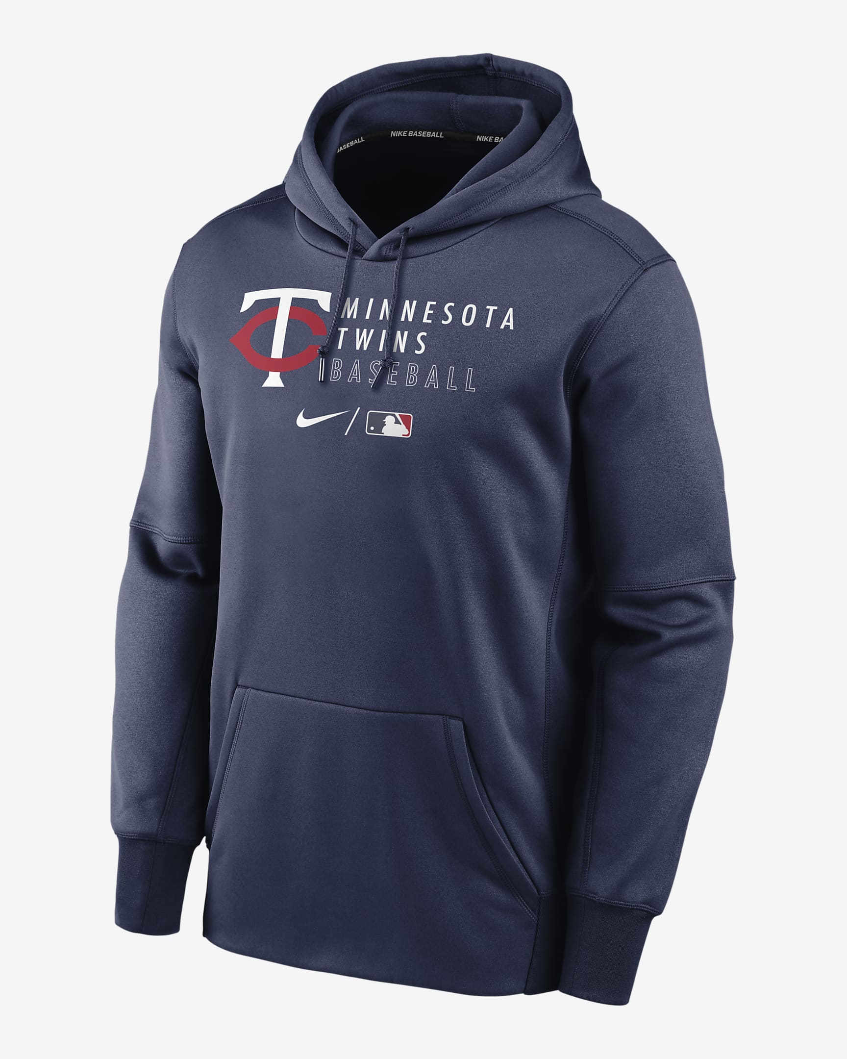 Nike Therma (MLB Minnesota Twins) Men's Pullover Hoodie - Navy