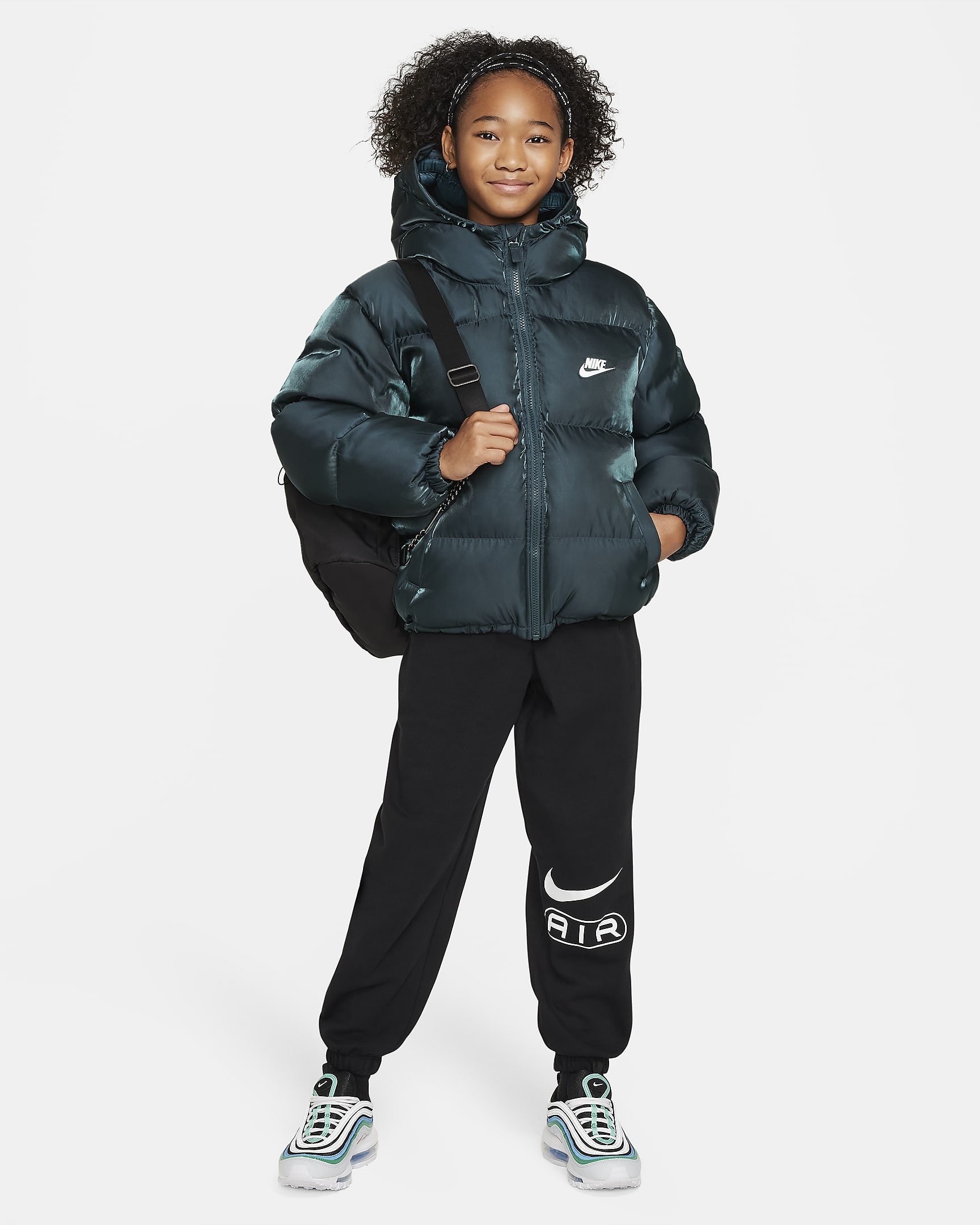 Nike Air Older Kids' (Girls') French Terry Trousers. Nike SE