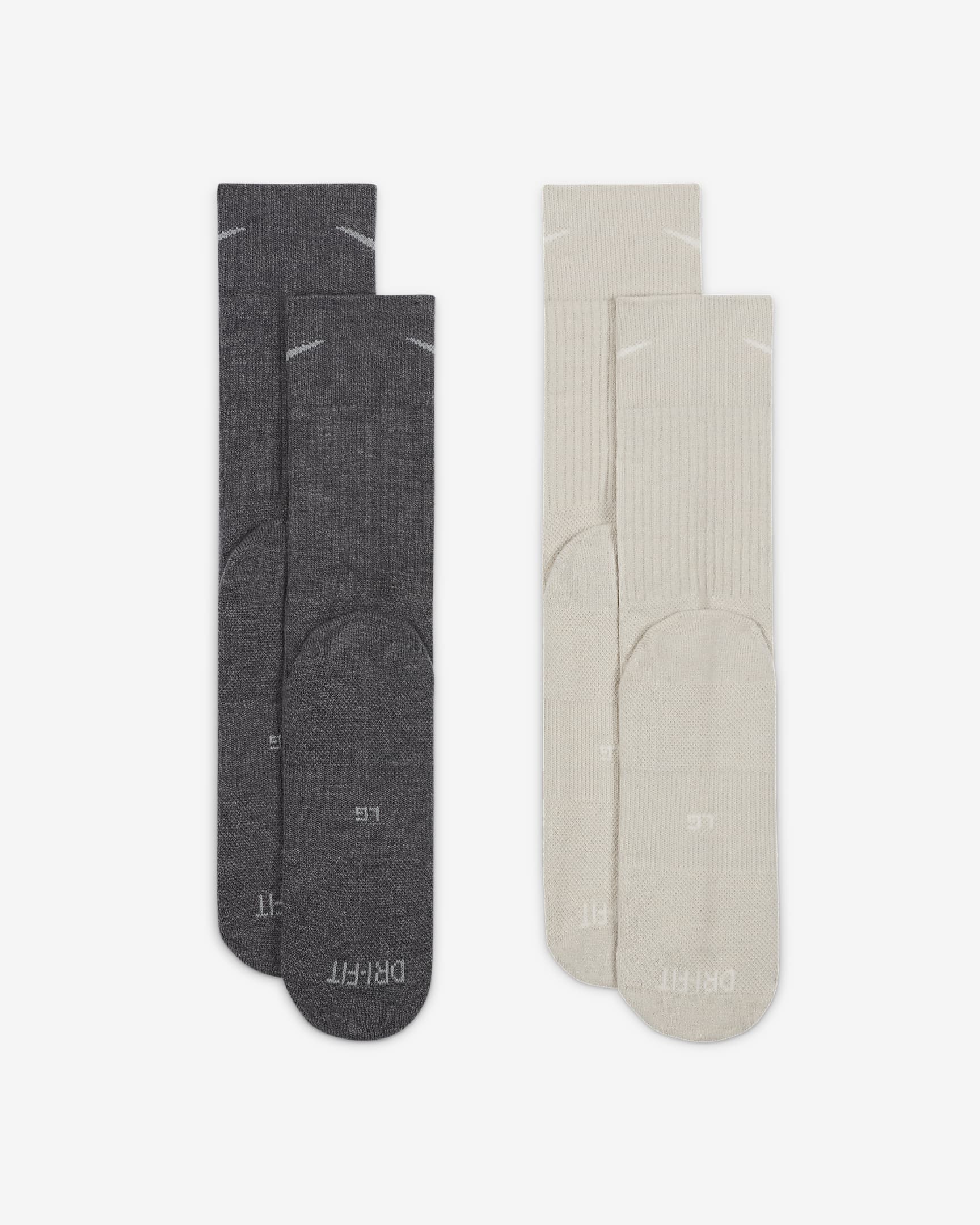 Nike Everyday Wool Cushioned Crew Socks (2 Pairs). Nike AT