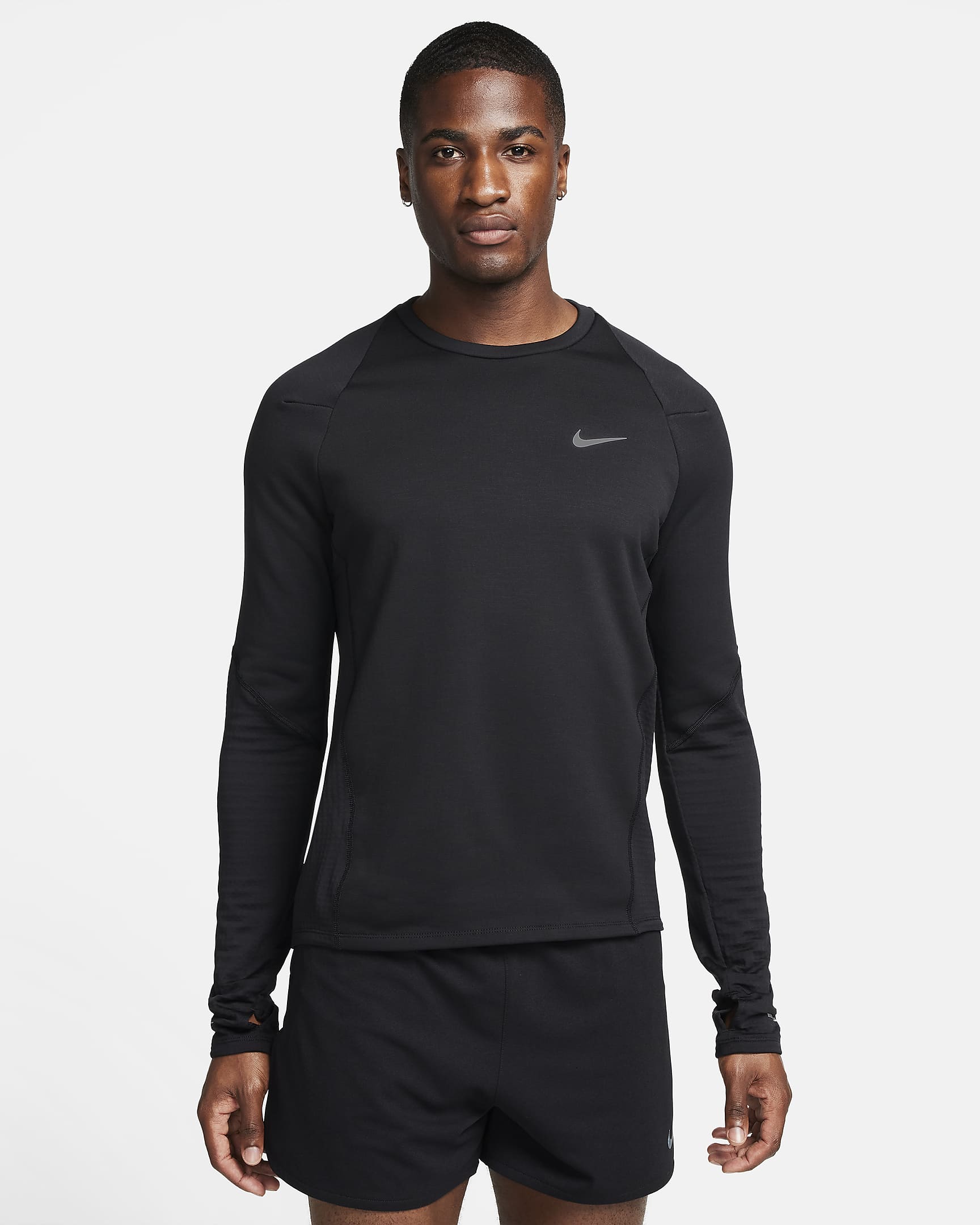 Nike Element Men's Therma-FIT Repel Running Crew - Black