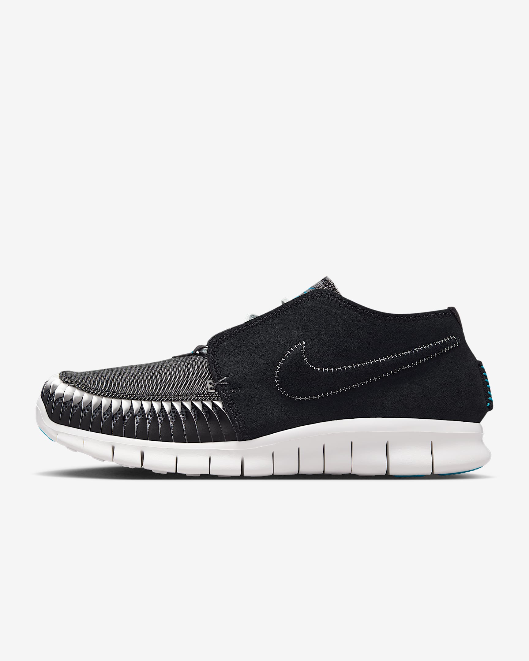 Nike Free Forward Moc N7 Shoes - Black/Dark Turquoise/Cool Grey/Summit White