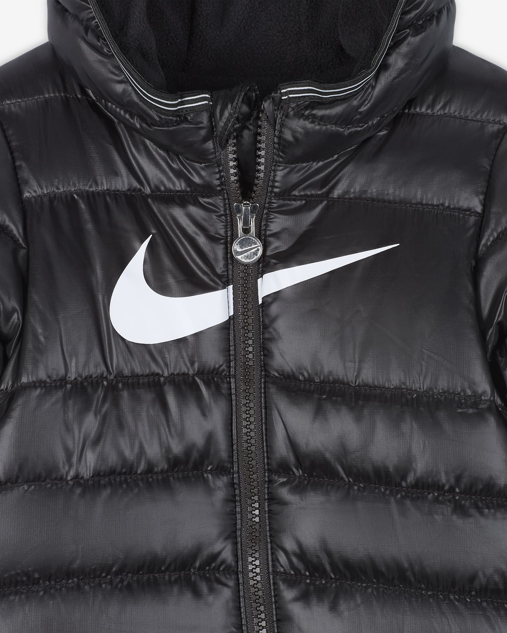 Nike Baby (0-9M) Swoosh Snowsuit - Black