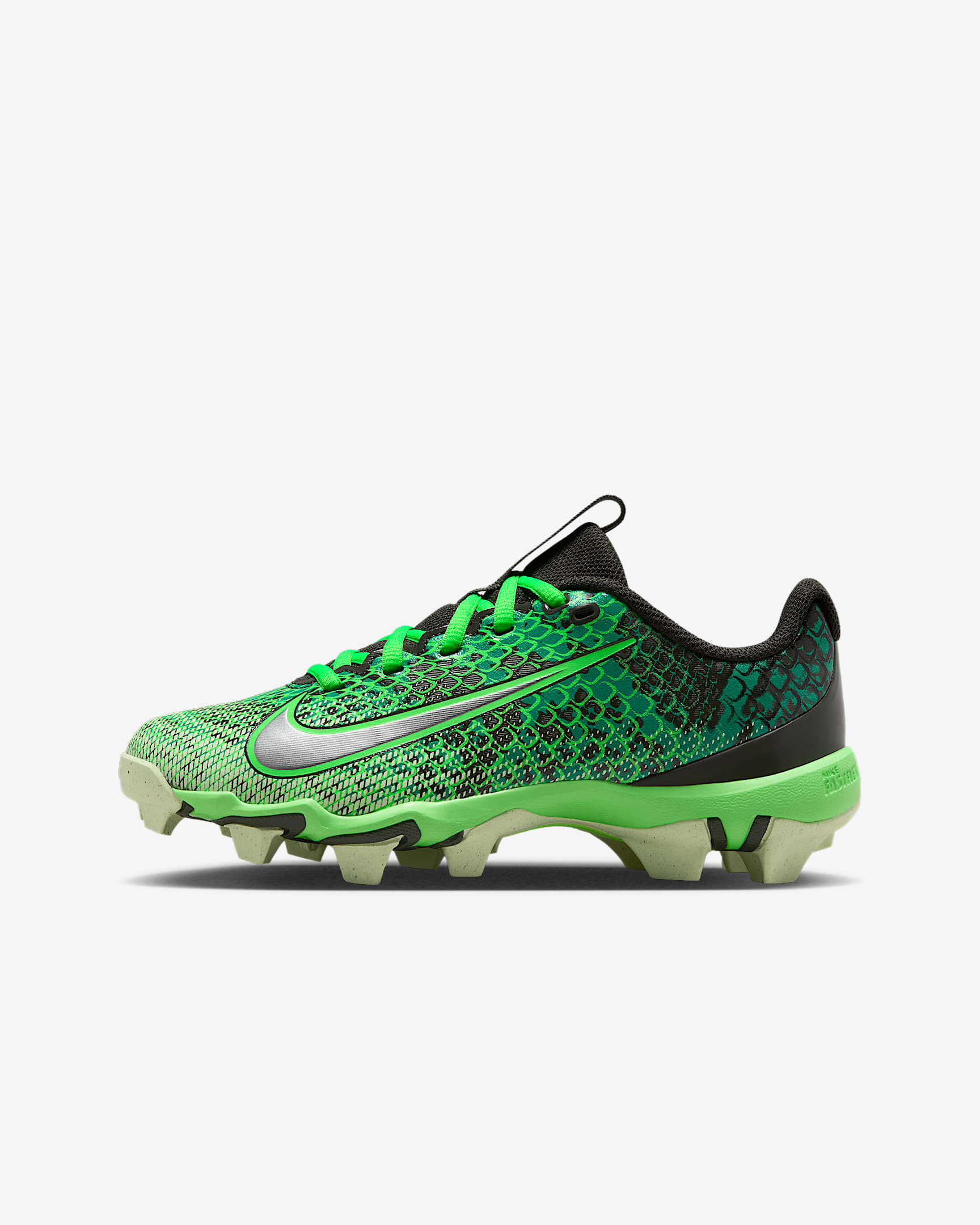 Nike Vapor Shark "CeeDee Lamb" Big Kids' Football Cleats - Sequoia/Green Strike/Barely Volt/Metallic Silver