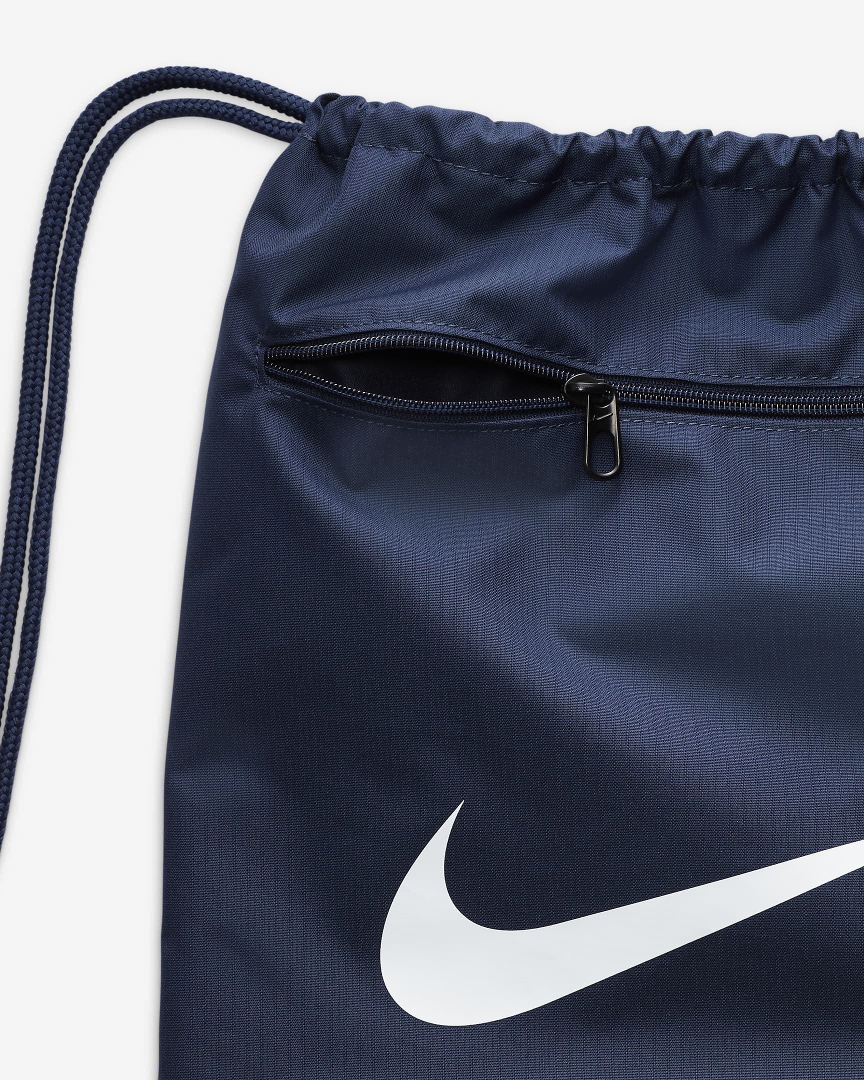 Sac de gym de training Nike Brasilia 9.5 (18 L) - Midnight Navy/Noir/Blanc