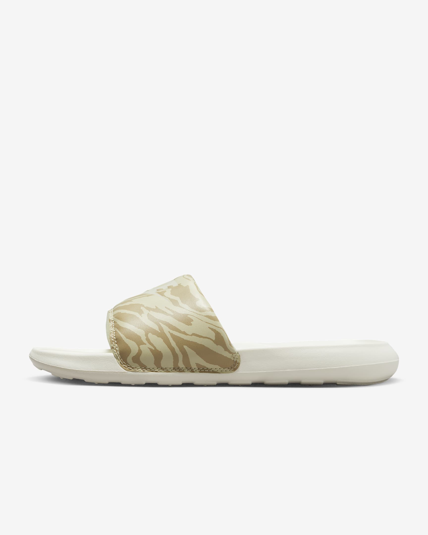 Nike Victori One Women's Print Slides - Sail/Coconut Milk/Sesame/Sail