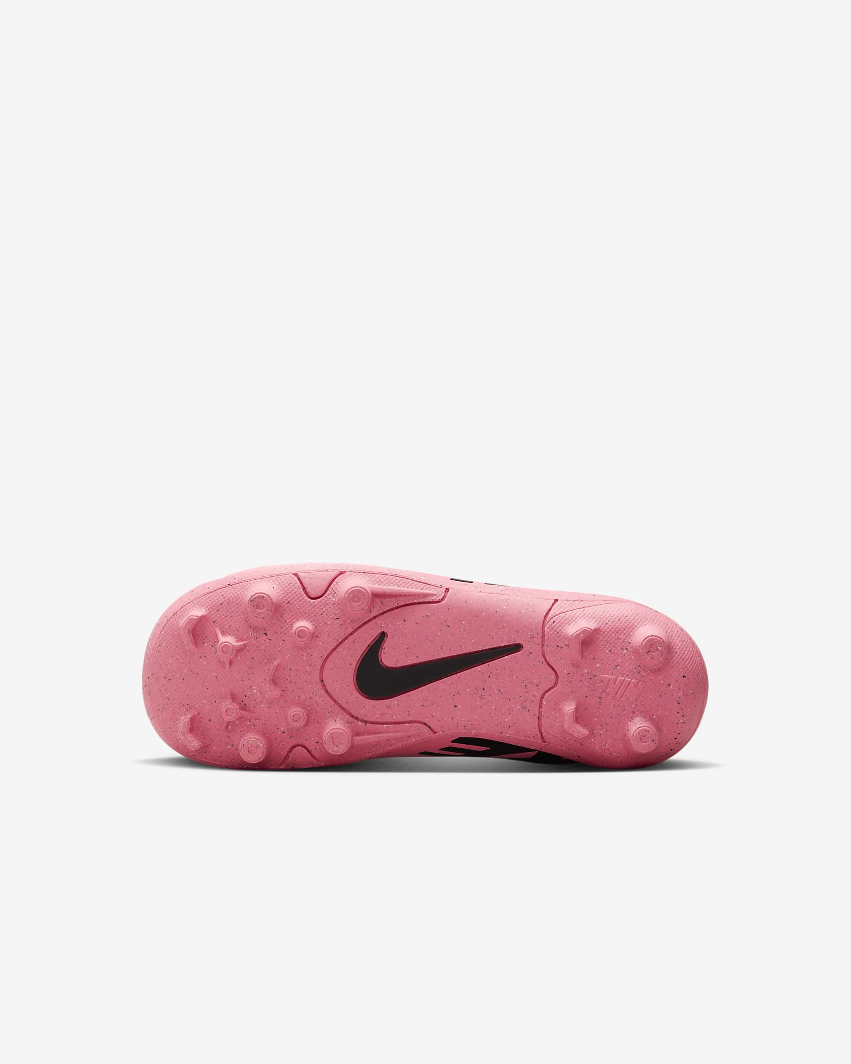 Tacos de fútbol de corte low para terrenos múltiples para niños de preescolar Nike Jr. Mercurial Vapor 15 Club - Espuma rosa/Negro