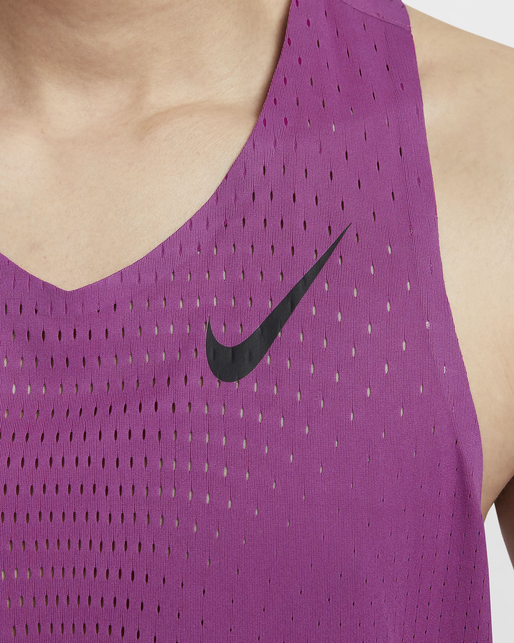 Nike AeroSwift Men's Dri-FIT ADV Running Vest - Hot Fuchsia/Black