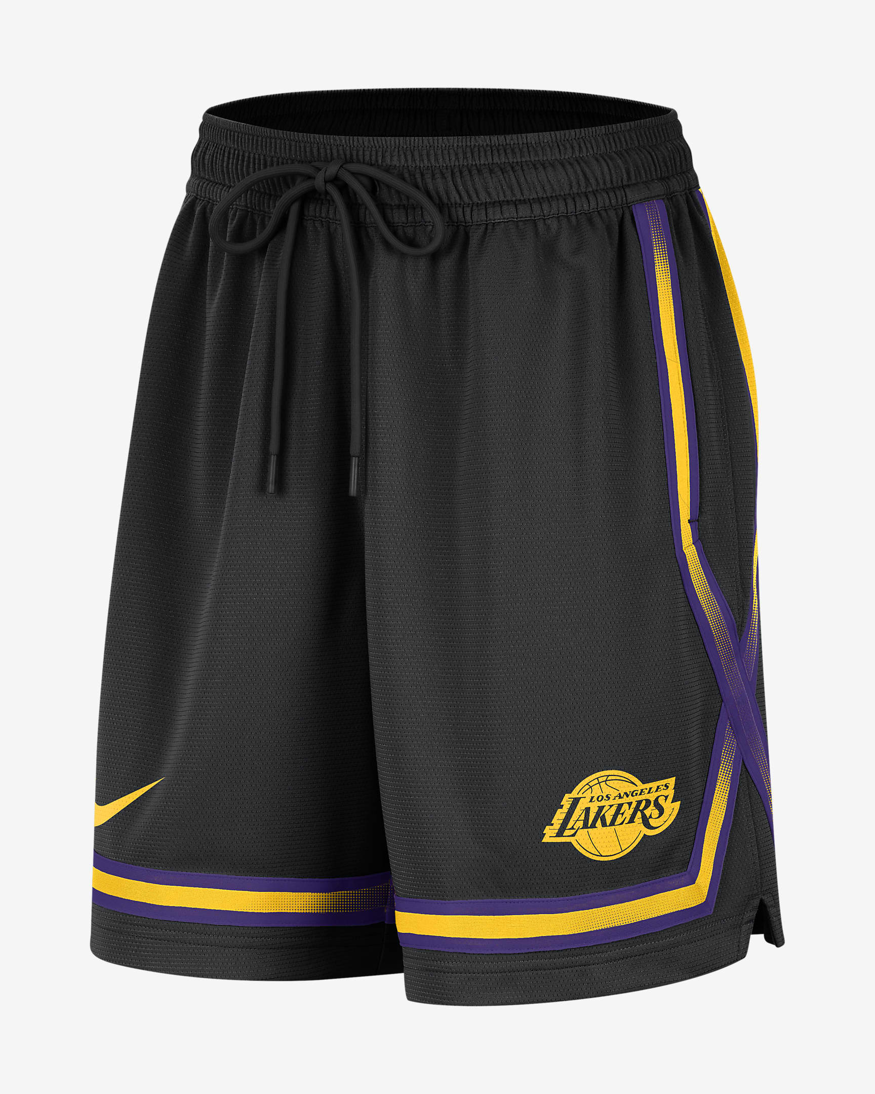 Los Angeles Lakers Fly Crossover NikeDri-FIT NBA-s női rövidnadrág - Fekete/Amarillo