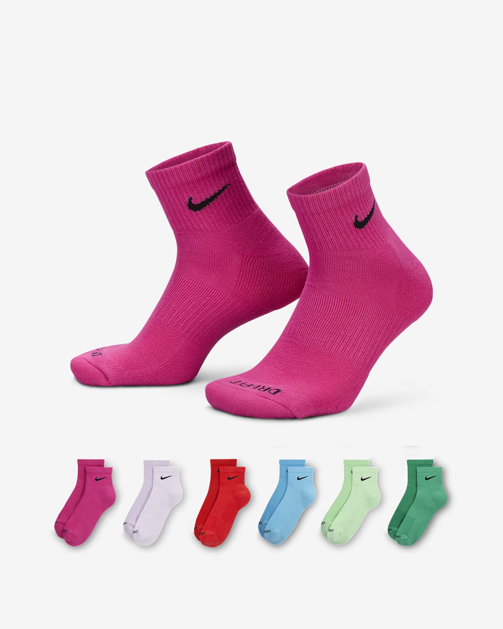 Nike Everyday Plus Cushioned Training Ankle Socks (6 Pairs). Nike.com