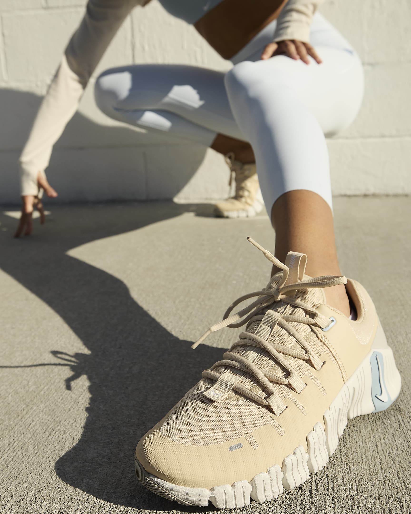 Nike Free Metcon 5 Women's Workout Shoes - Sand Drift/Phantom/Light Iron Ore/White