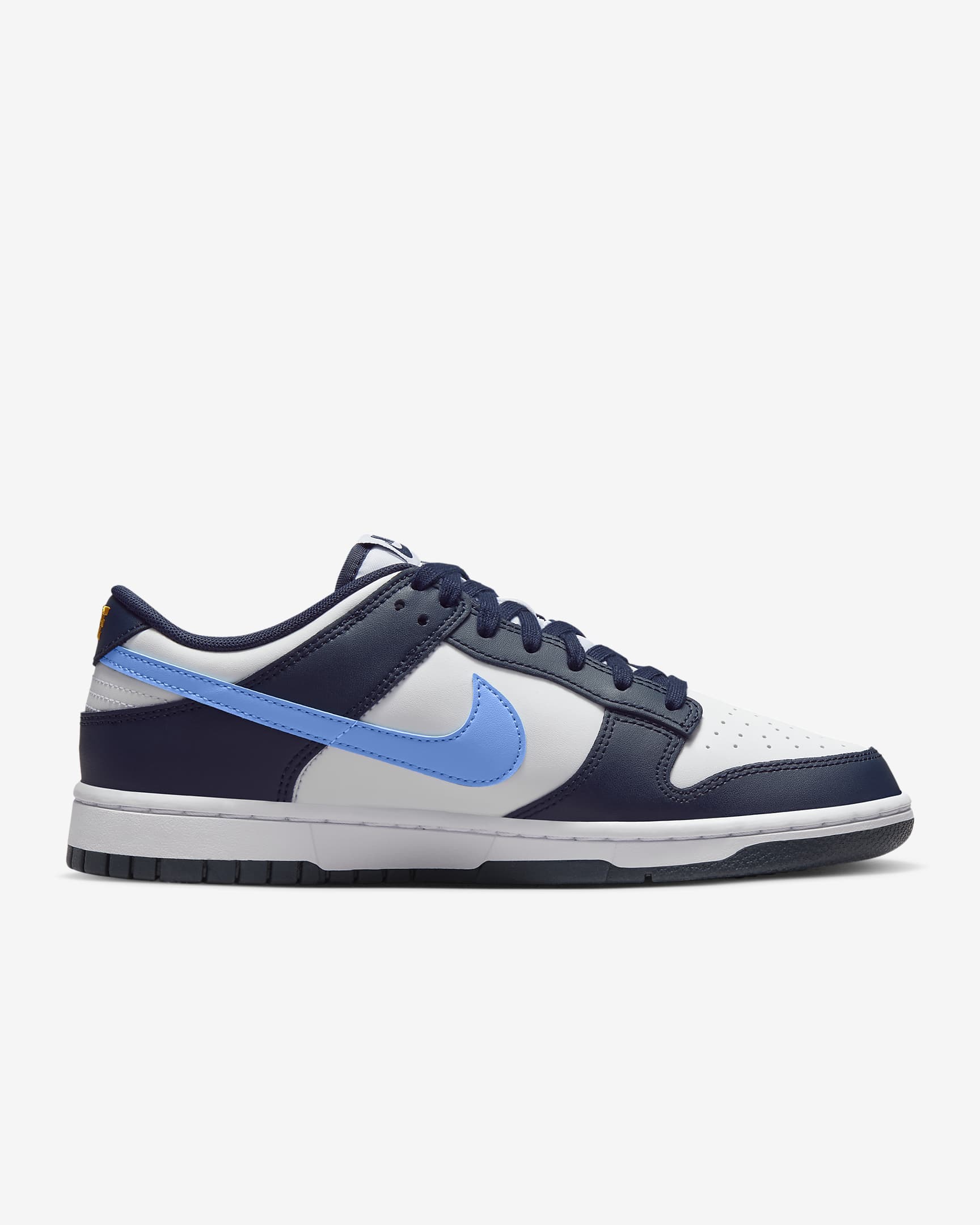 Nike Dunk Low Men's Shoes - Obsidian/White/University Gold/University Blue